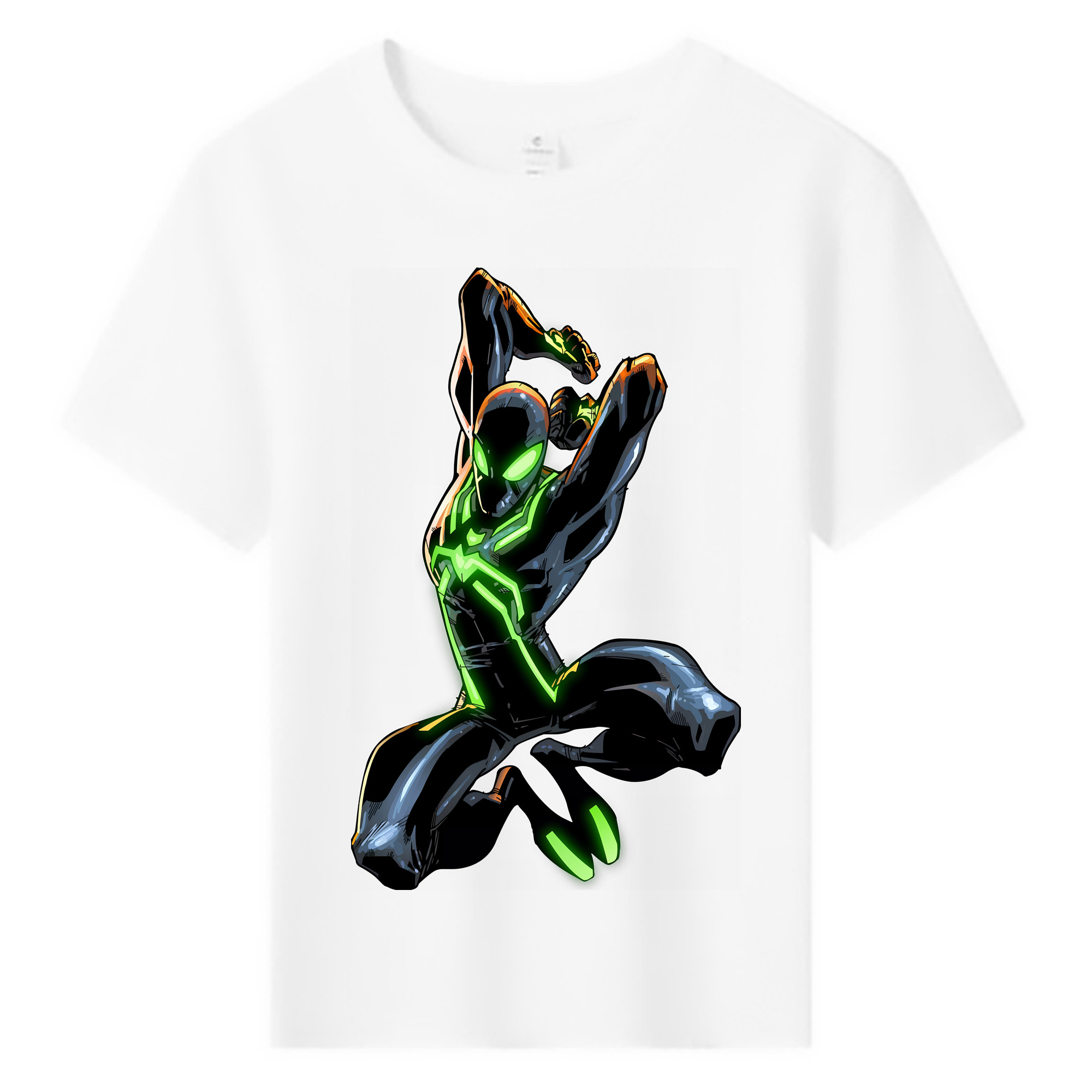 （画像用） Spider Man スパイダーマン 綿100％キッズTシャツ（フロントプリント）