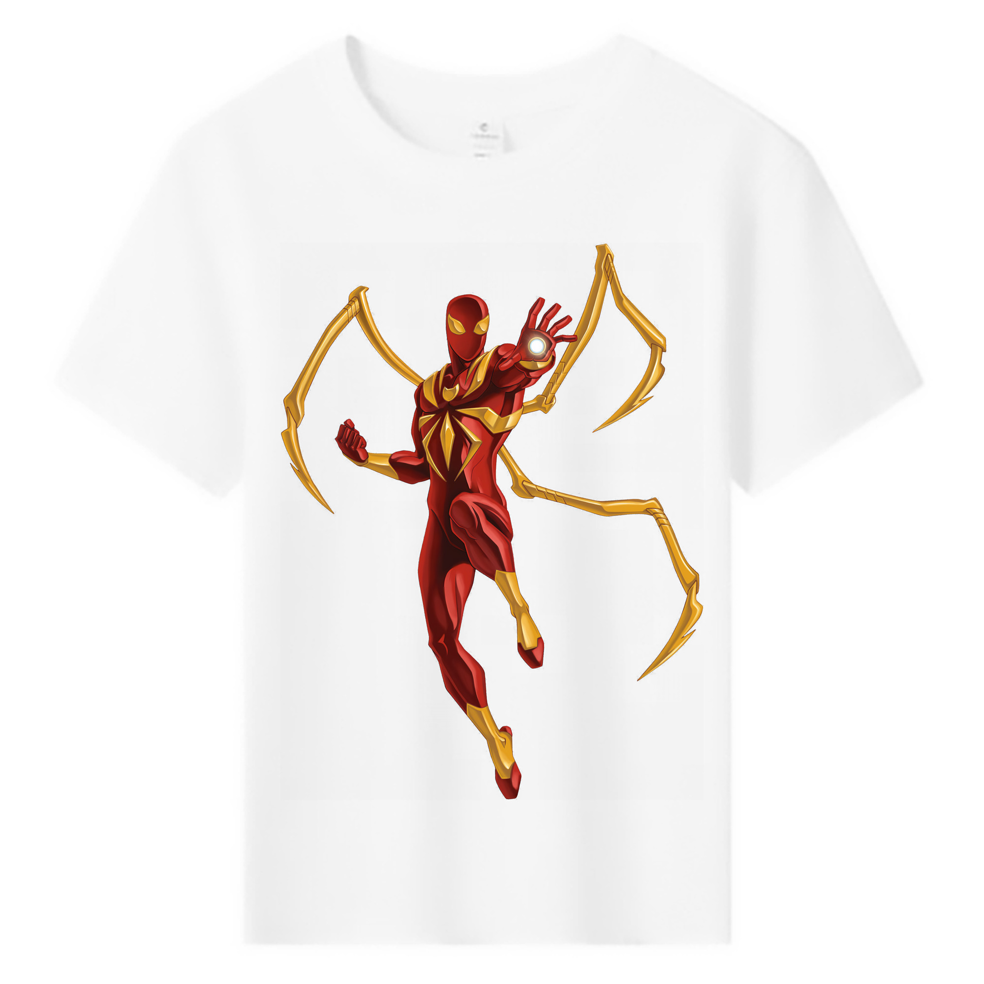 （画像用） Spider Man スパイダーマン 綿100％キッズTシャツ（フロントプリント）