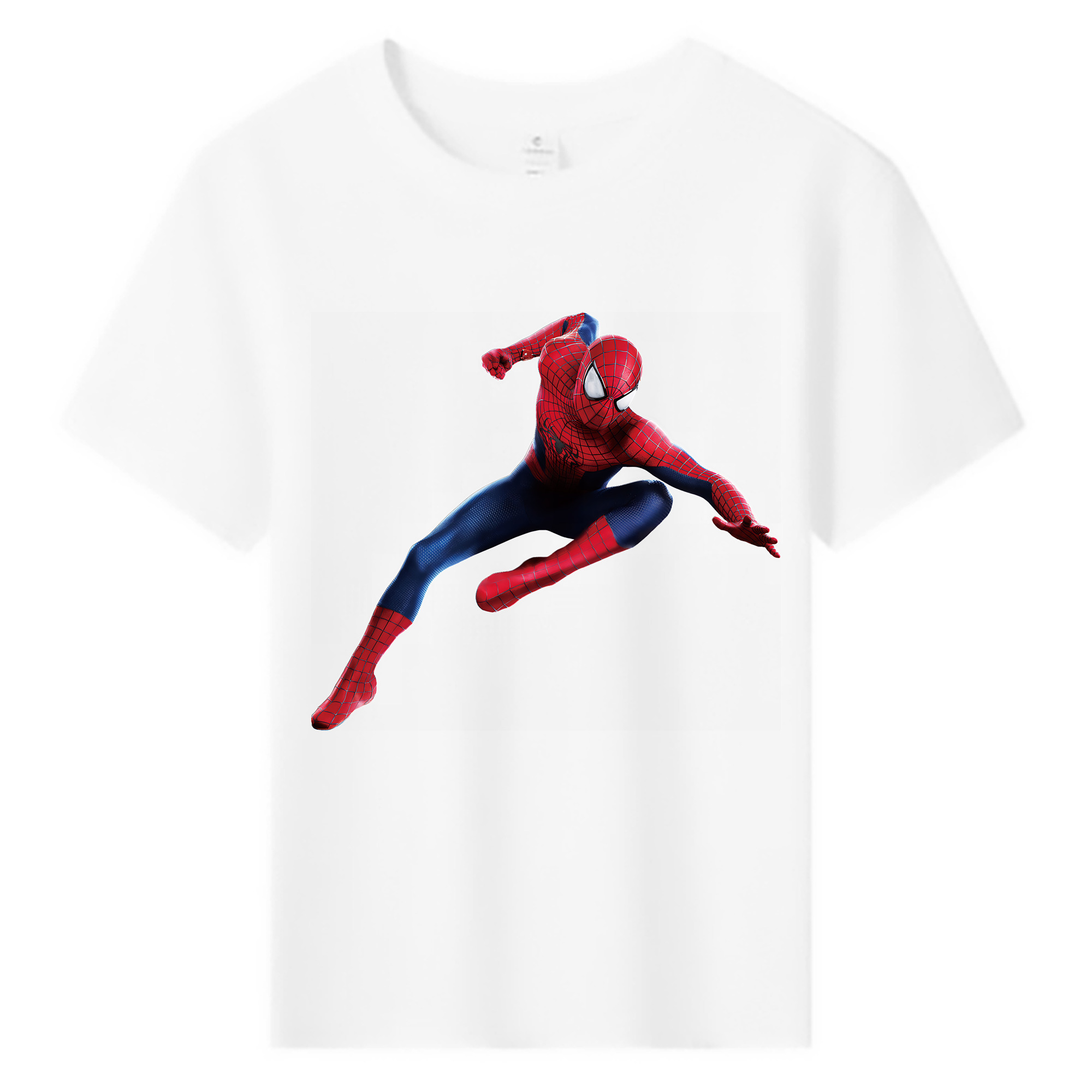 （画像用） Spider Man スパイダーマン 綿100％キッズTシャツ（フロントプリント）