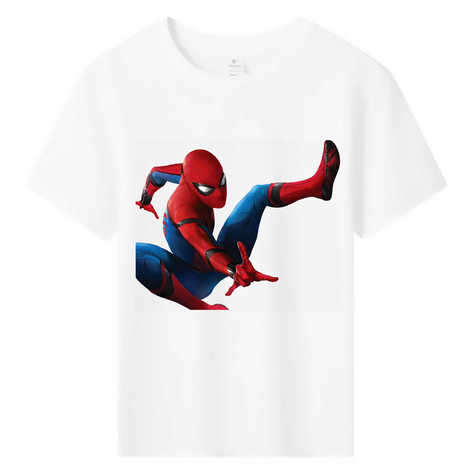 （画像用） Spider Man スパイダーマン 綿100％キッズTシャツ（フロントプリント）