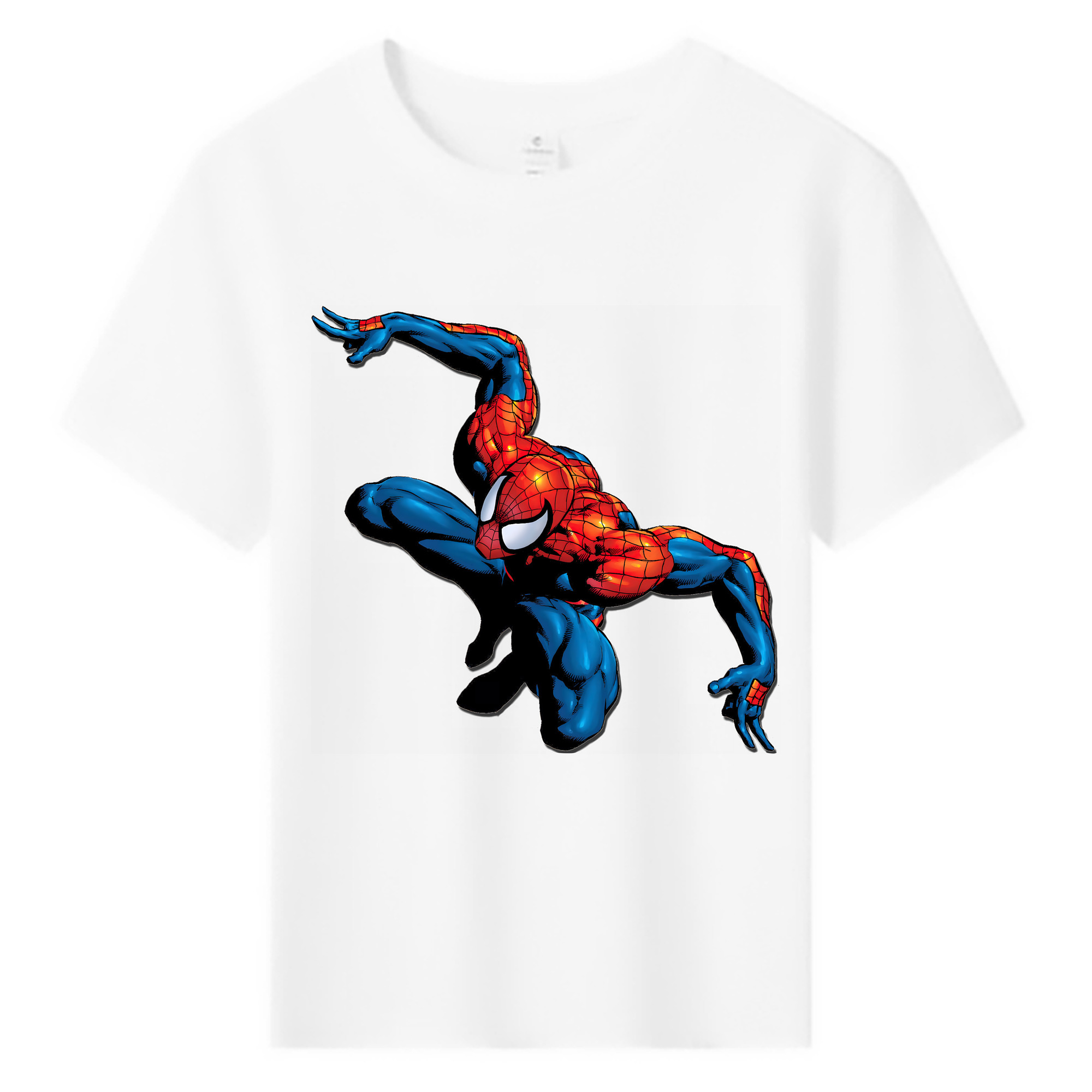 （画像用） Spider Man スパイダーマン 綿100％キッズTシャツ（フロントプリント）