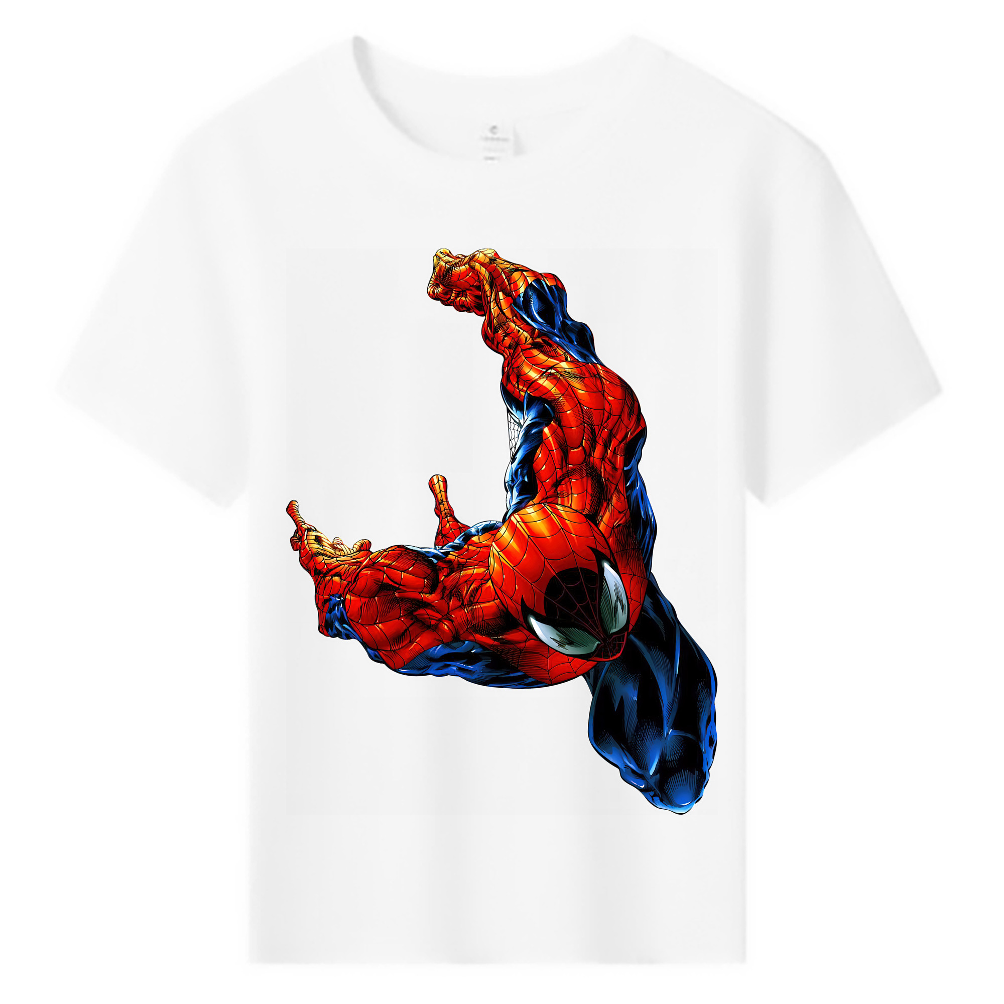 （画像用） Spider Man スパイダーマン 綿100％キッズTシャツ（フロントプリント）