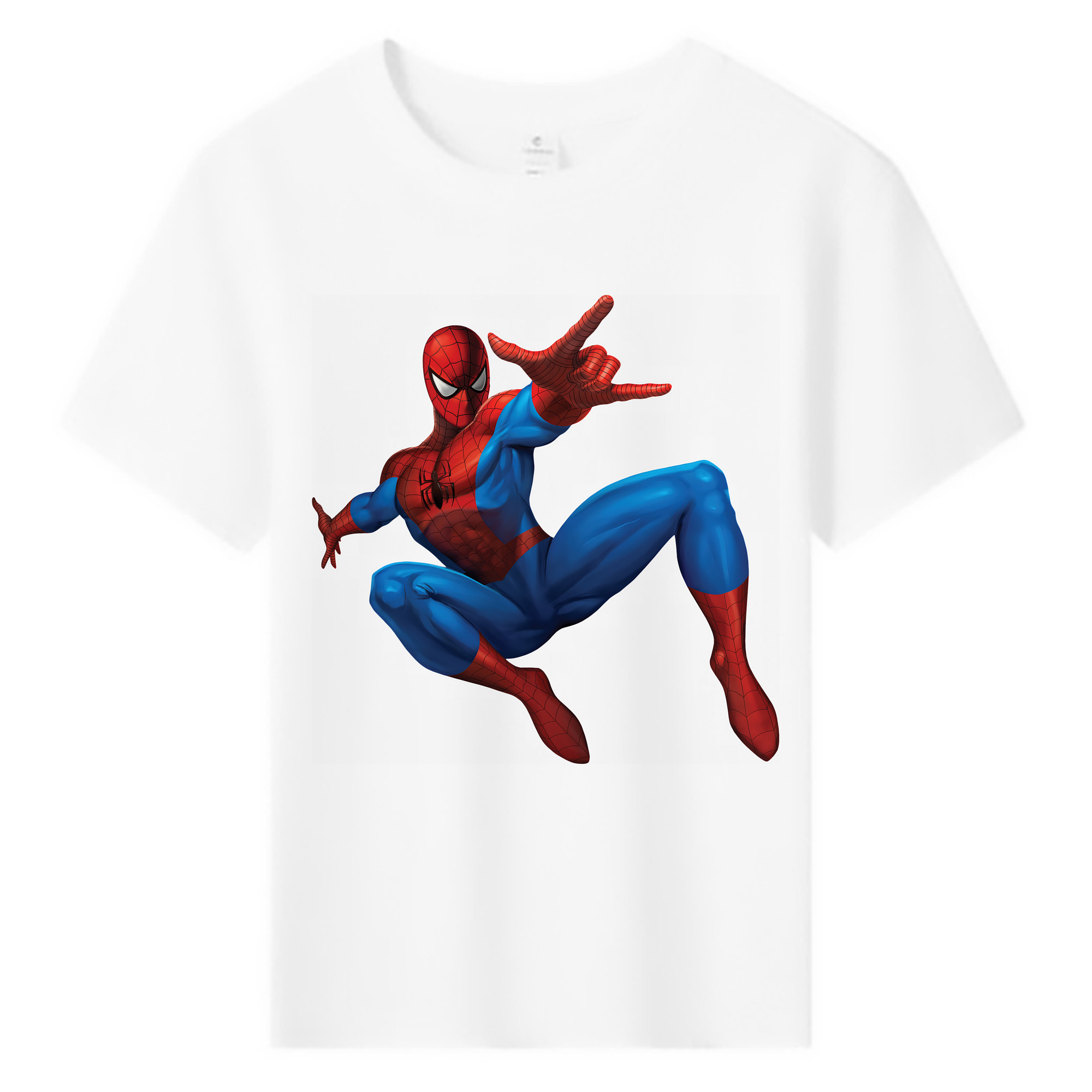 （画像用） Spider Man スパイダーマン 綿100％キッズTシャツ（フロントプリント）
