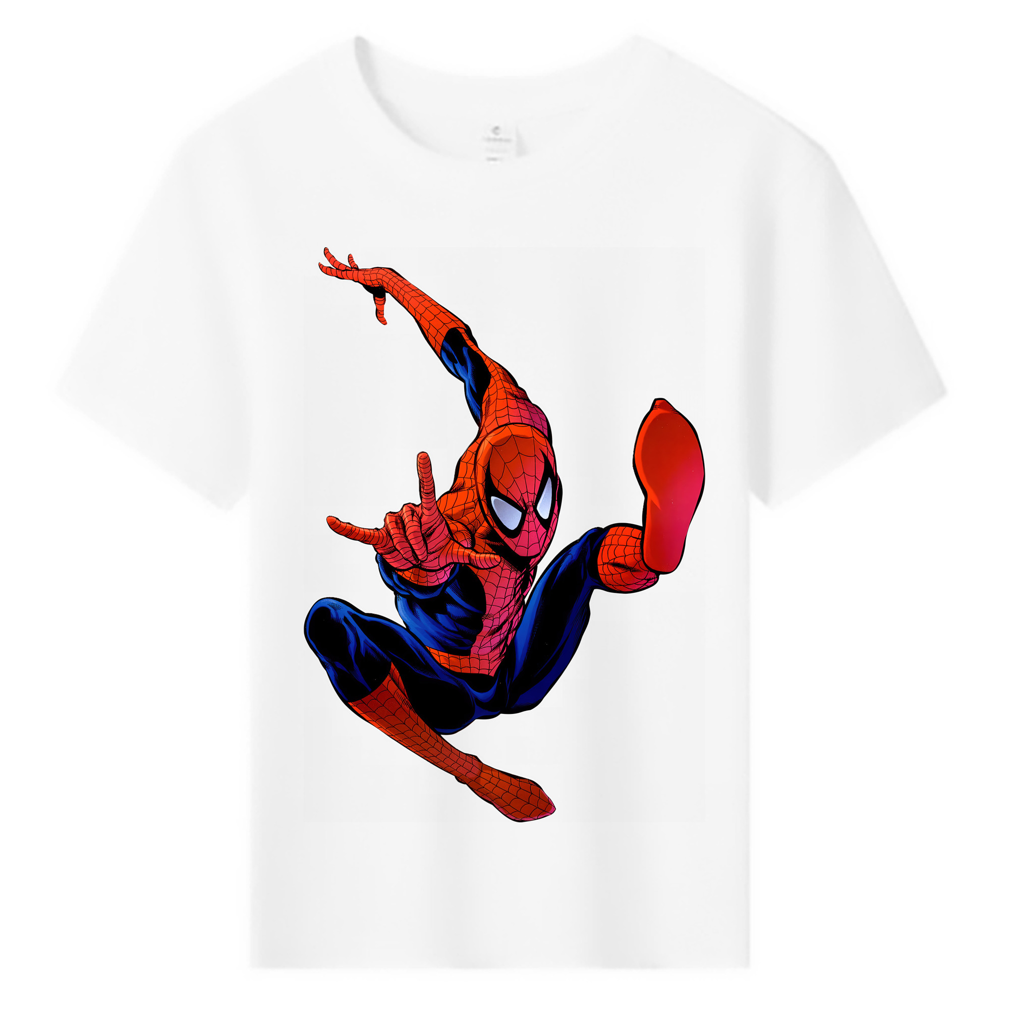 （画像用） Spider Man スパイダーマン 綿100％キッズTシャツ（フロントプリント）