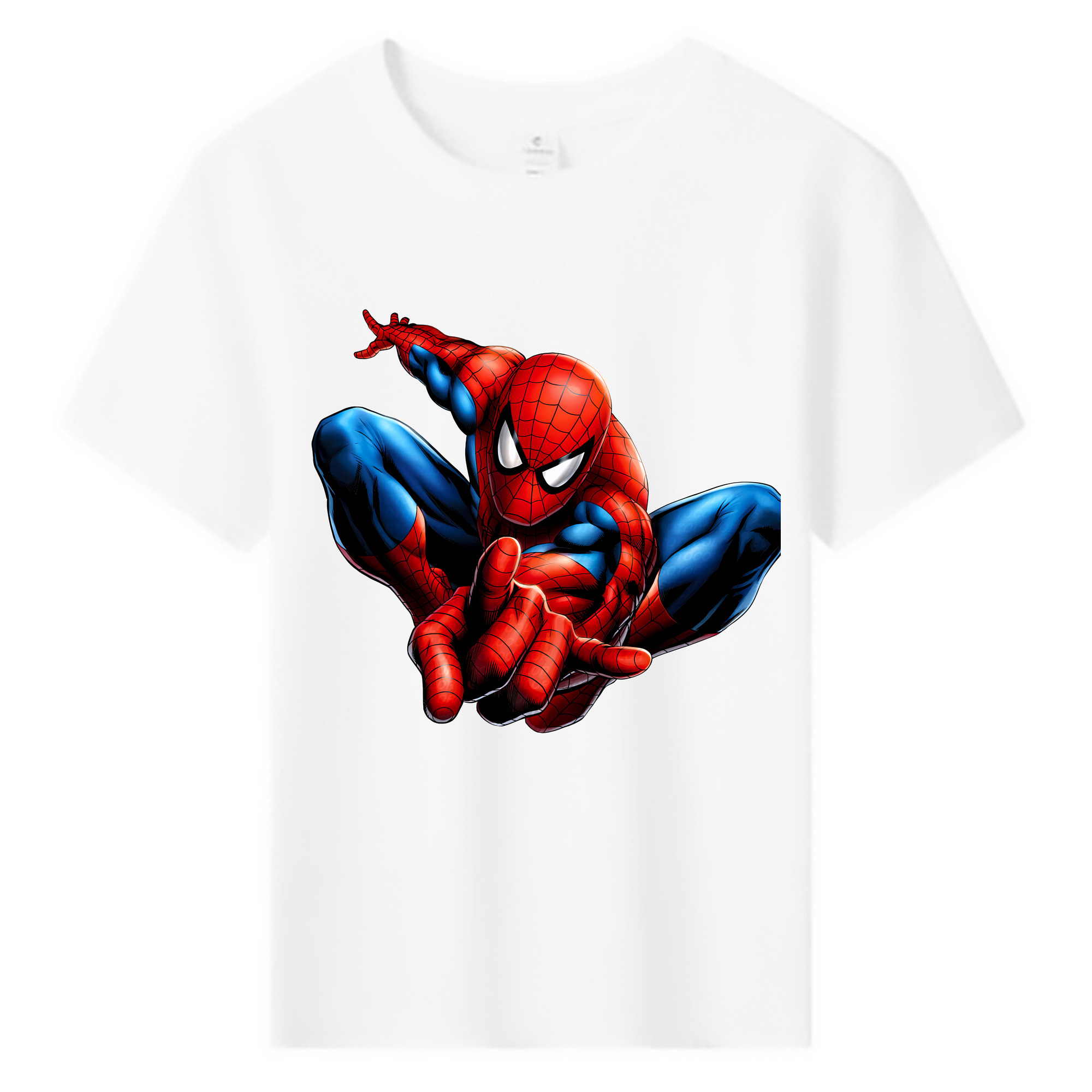 （画像用） Spider Man スパイダーマン 綿100％キッズTシャツ（フロントプリント）
