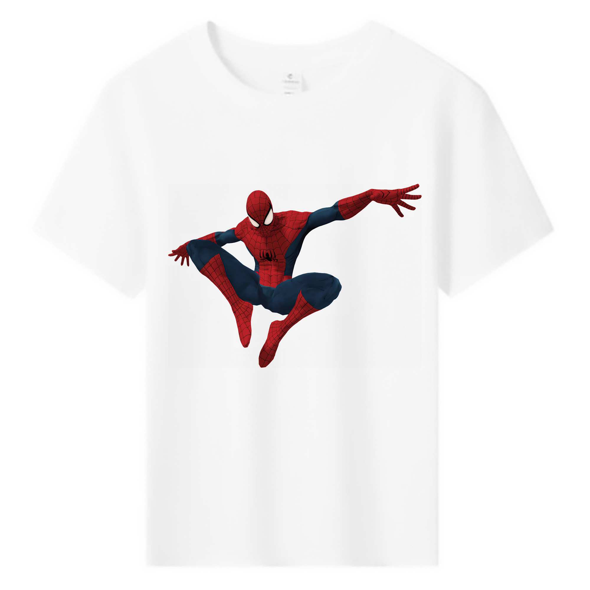 （画像用） Spider Man スパイダーマン 綿100％キッズTシャツ（フロントプリント）