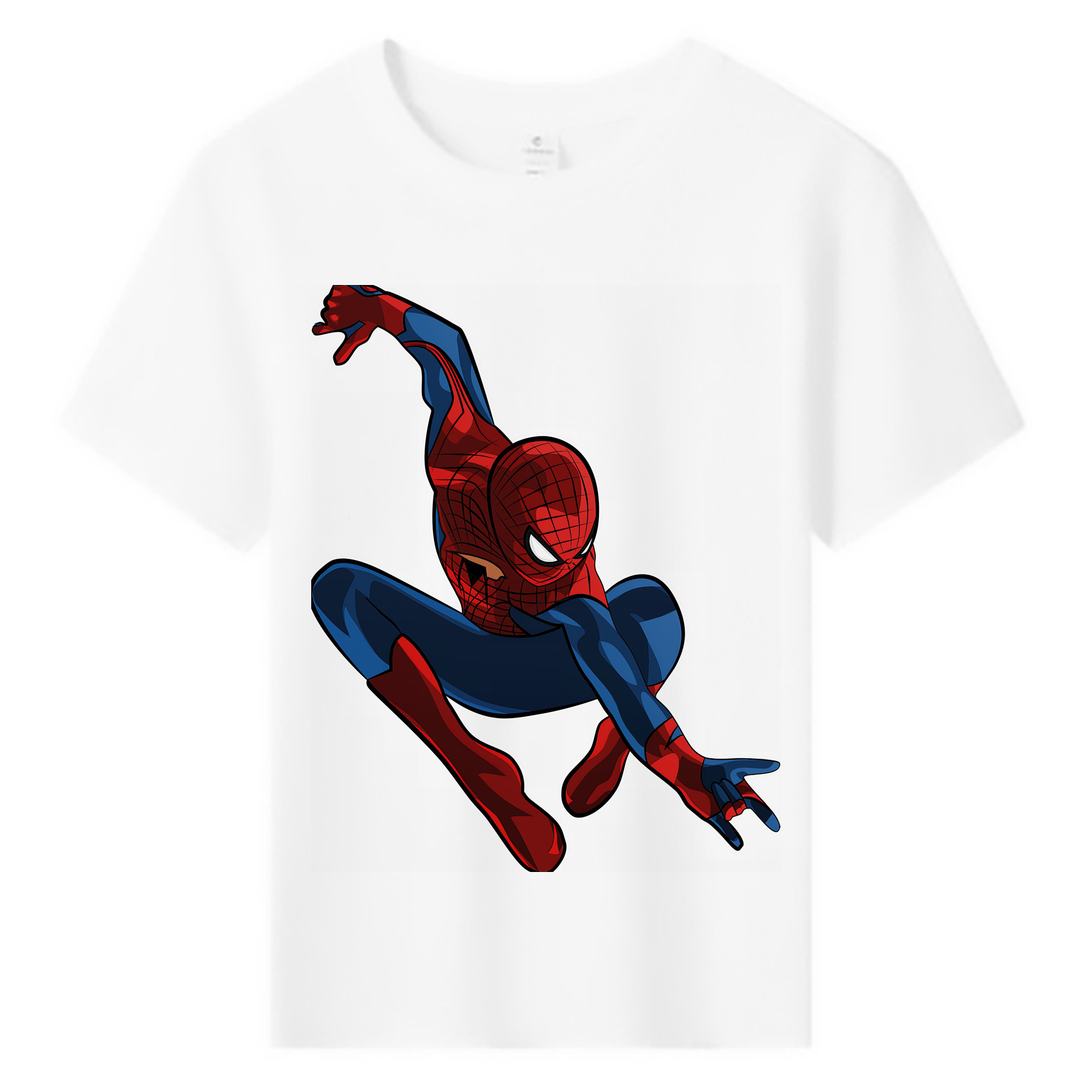 （画像用） Spider Man スパイダーマン 綿100％キッズTシャツ（フロントプリント）