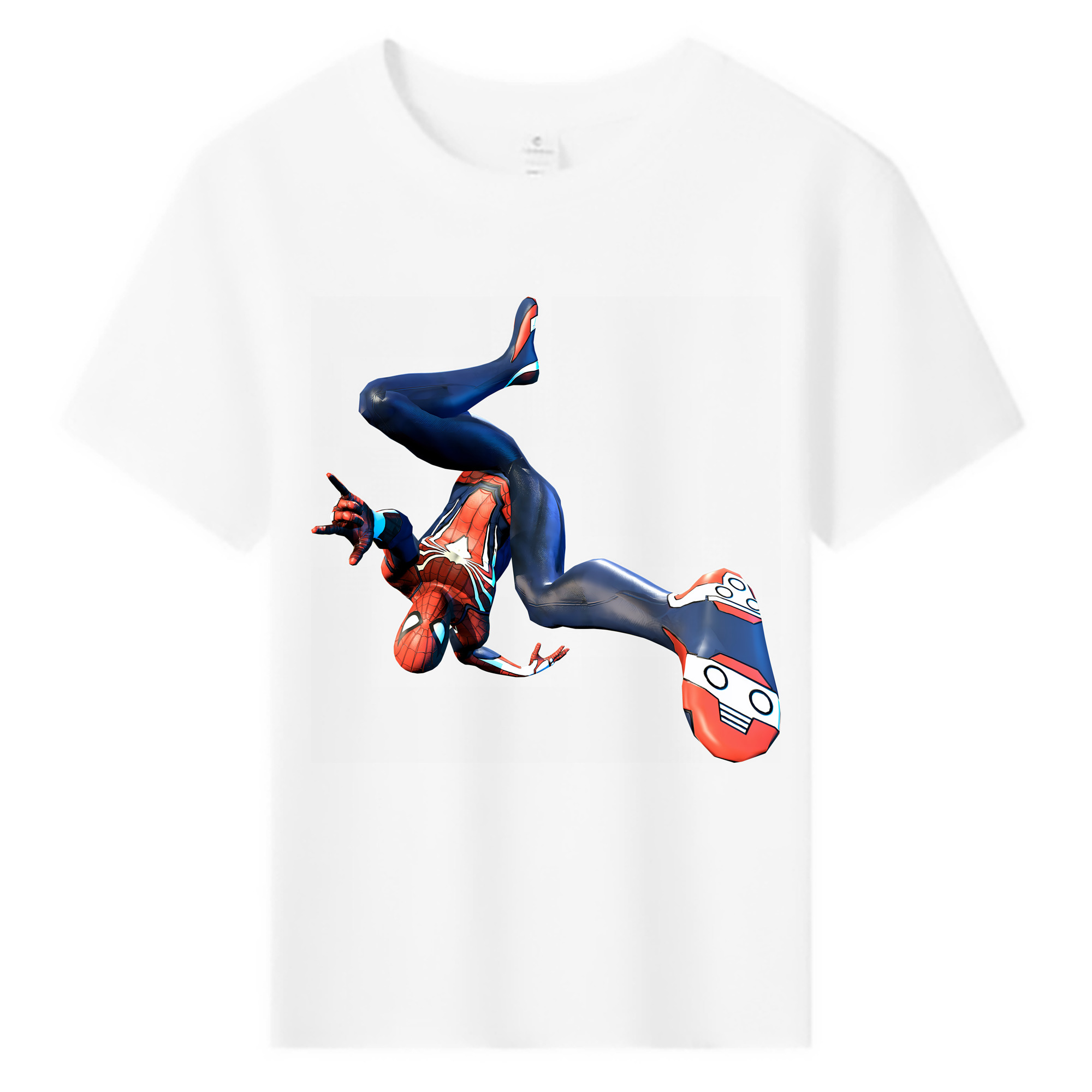（画像用） Spider Man スパイダーマン 綿100％キッズTシャツ（フロントプリント）