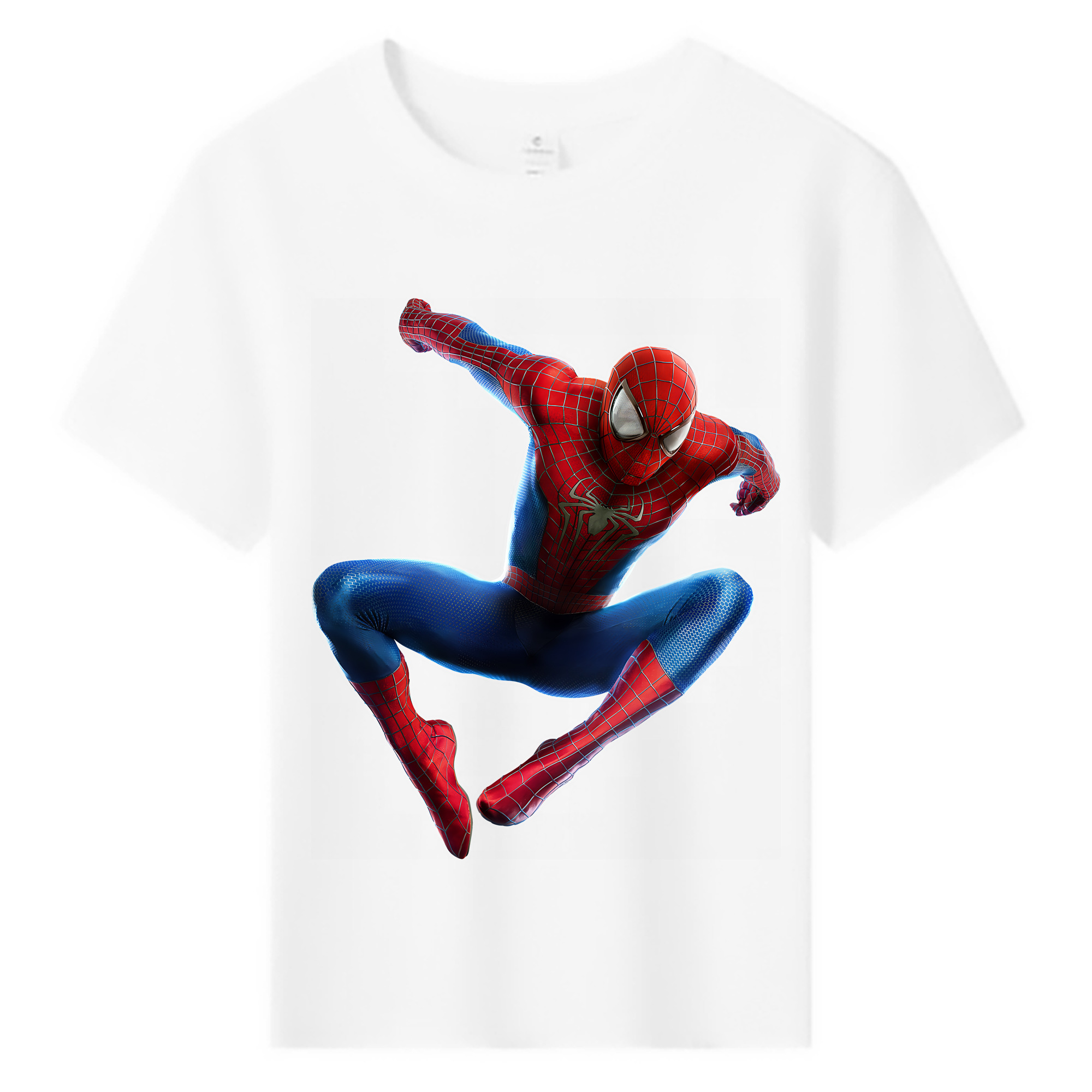 （画像用） Spider Man スパイダーマン 綿100％キッズTシャツ（フロントプリント）