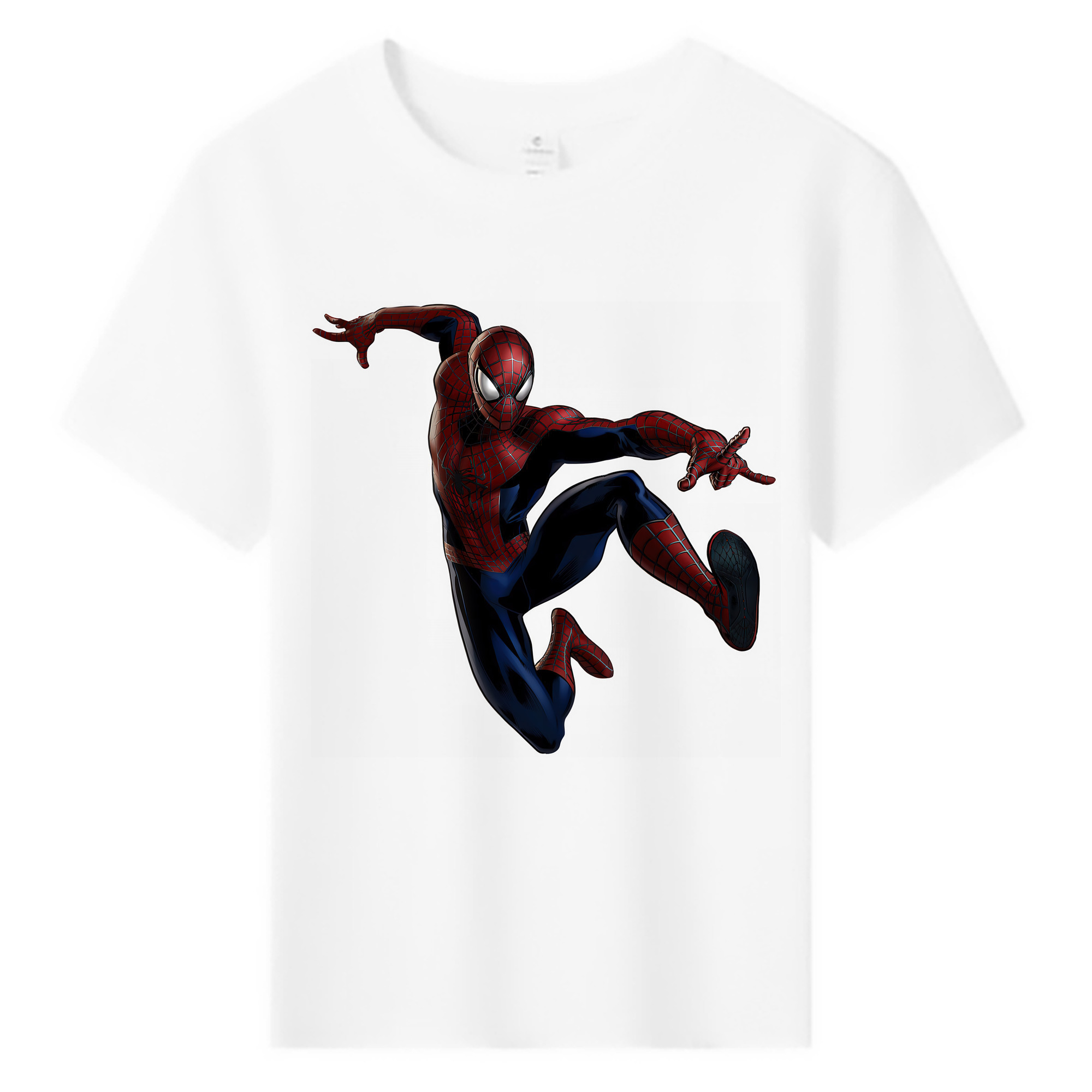 （画像用） Spider Man スパイダーマン 綿100％キッズTシャツ（フロントプリント）