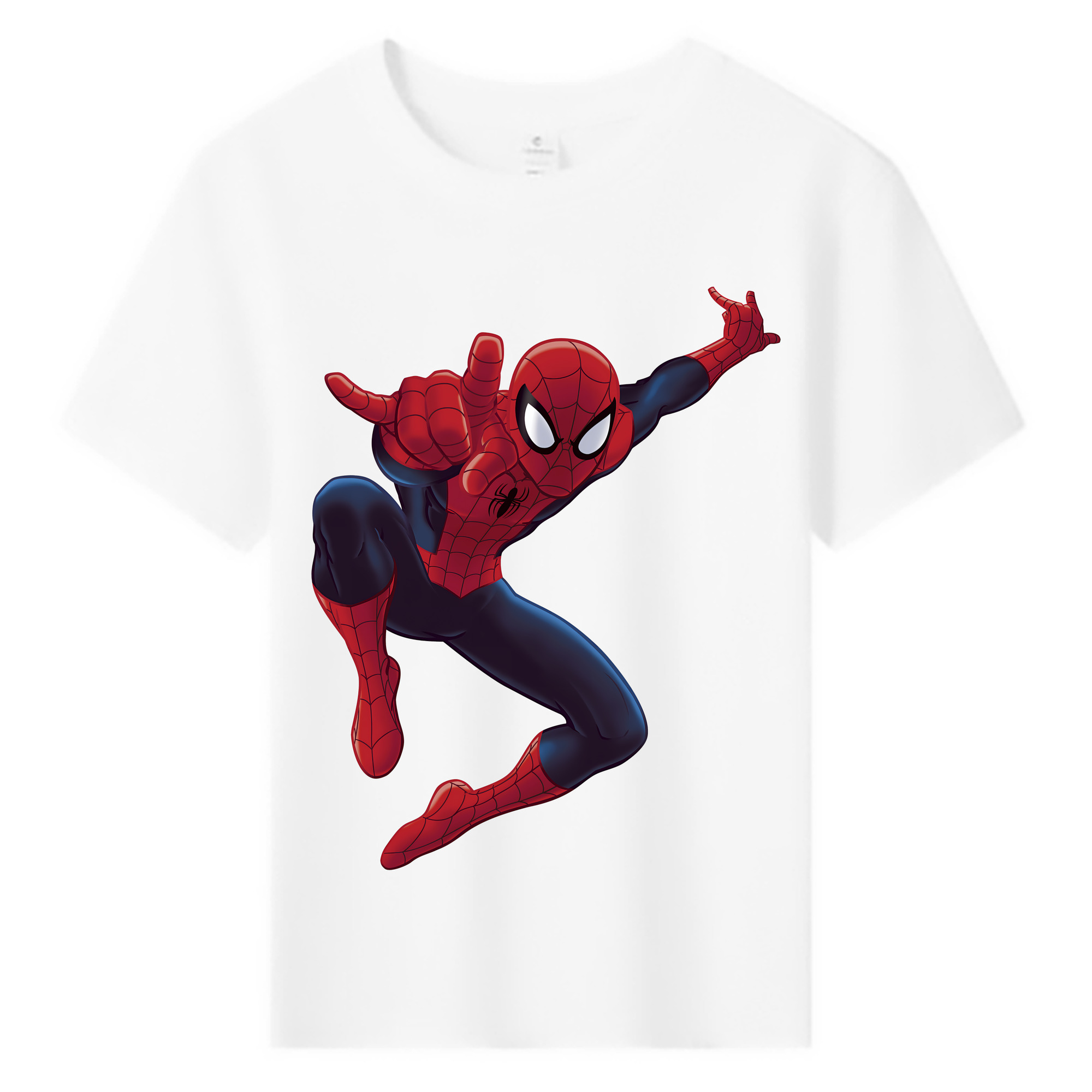 （画像用） Spider Man スパイダーマン 綿100％キッズTシャツ（フロントプリント）