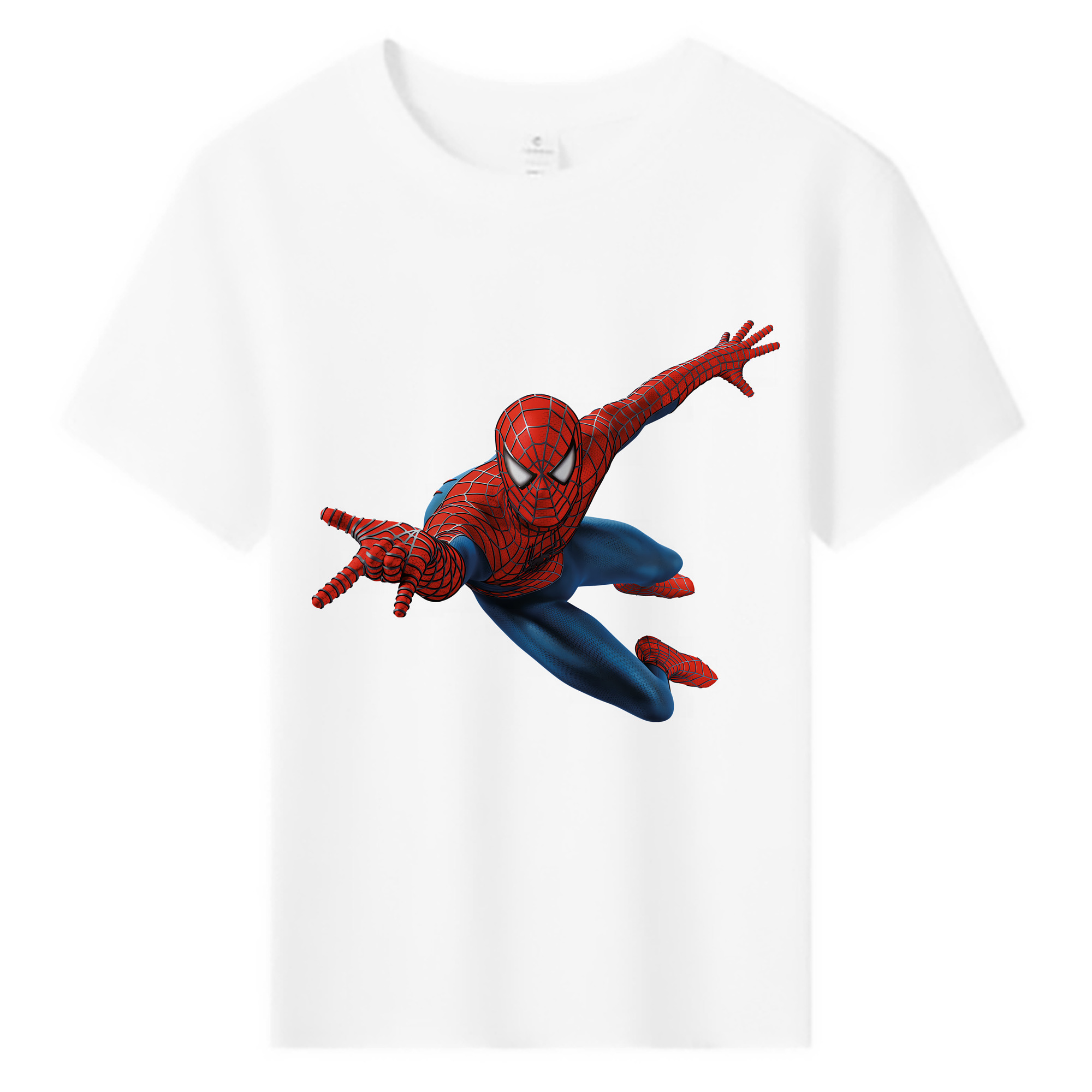 （画像用） Spider Man スパイダーマン 綿100％キッズTシャツ（フロントプリント）