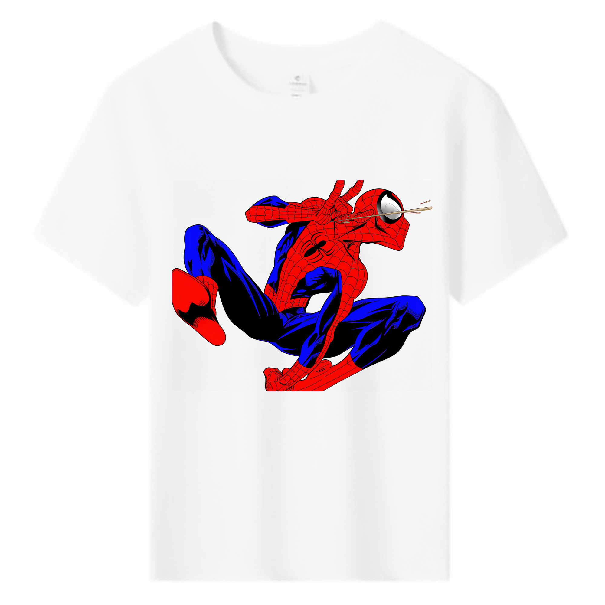 （画像用） Spider Man スパイダーマン 綿100％キッズTシャツ（フロントプリント）