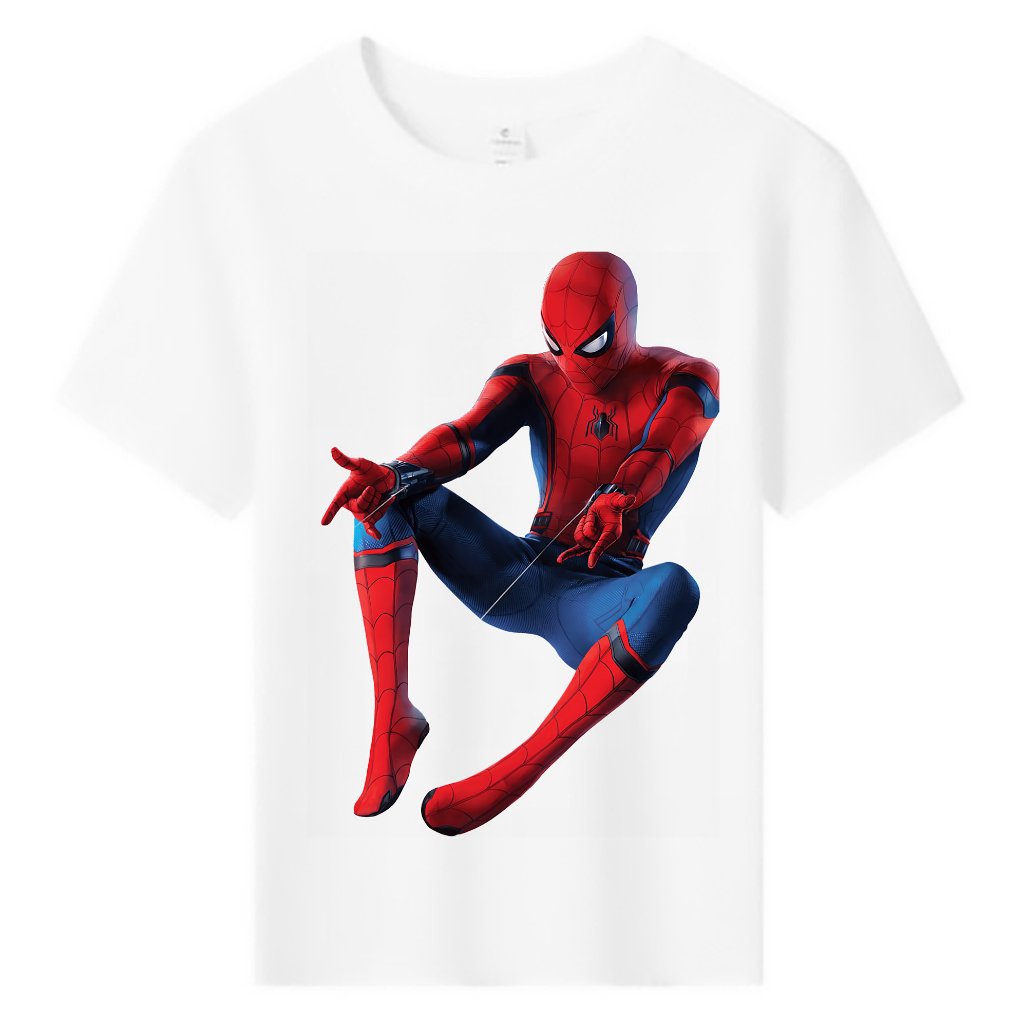 （画像用） Spider Man スパイダーマン 綿100％キッズTシャツ（フロントプリント）