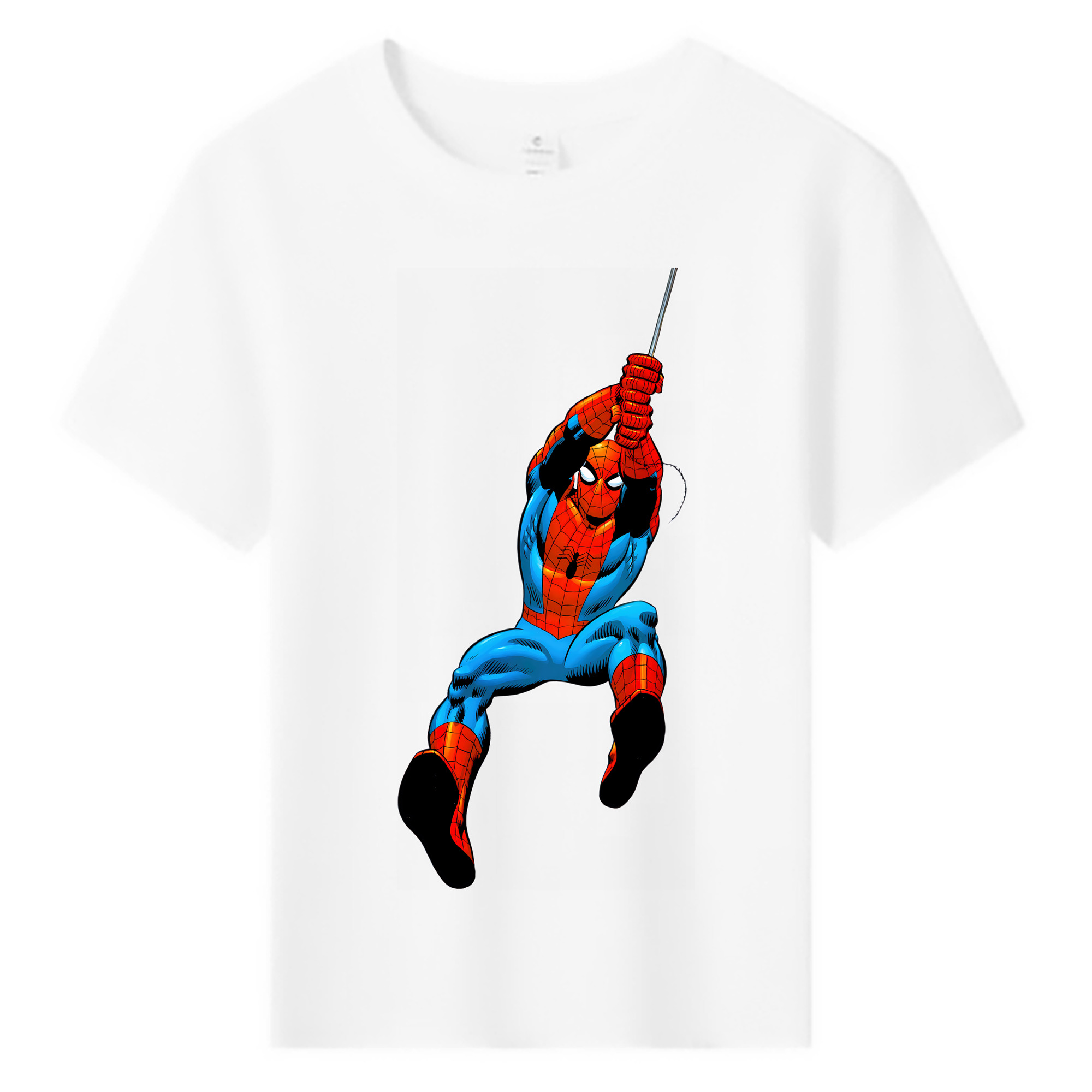 （画像用） Spider Man スパイダーマン 綿100％キッズTシャツ（フロントプリント）