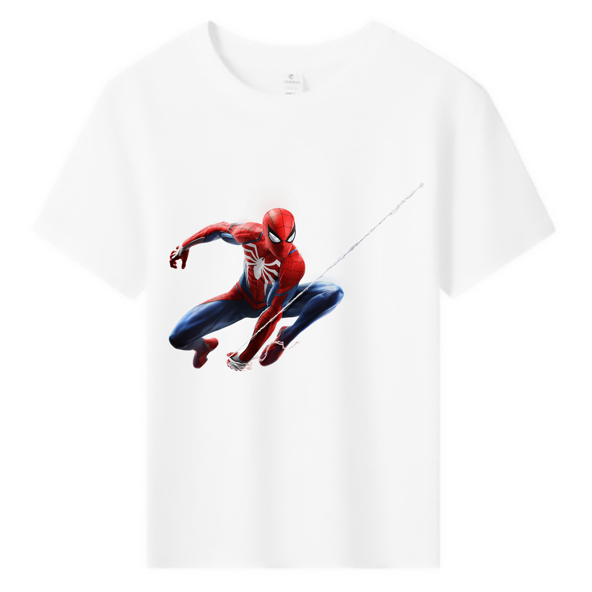 （画像用） Spider Man スパイダーマン 綿100％キッズTシャツ（フロントプリント）