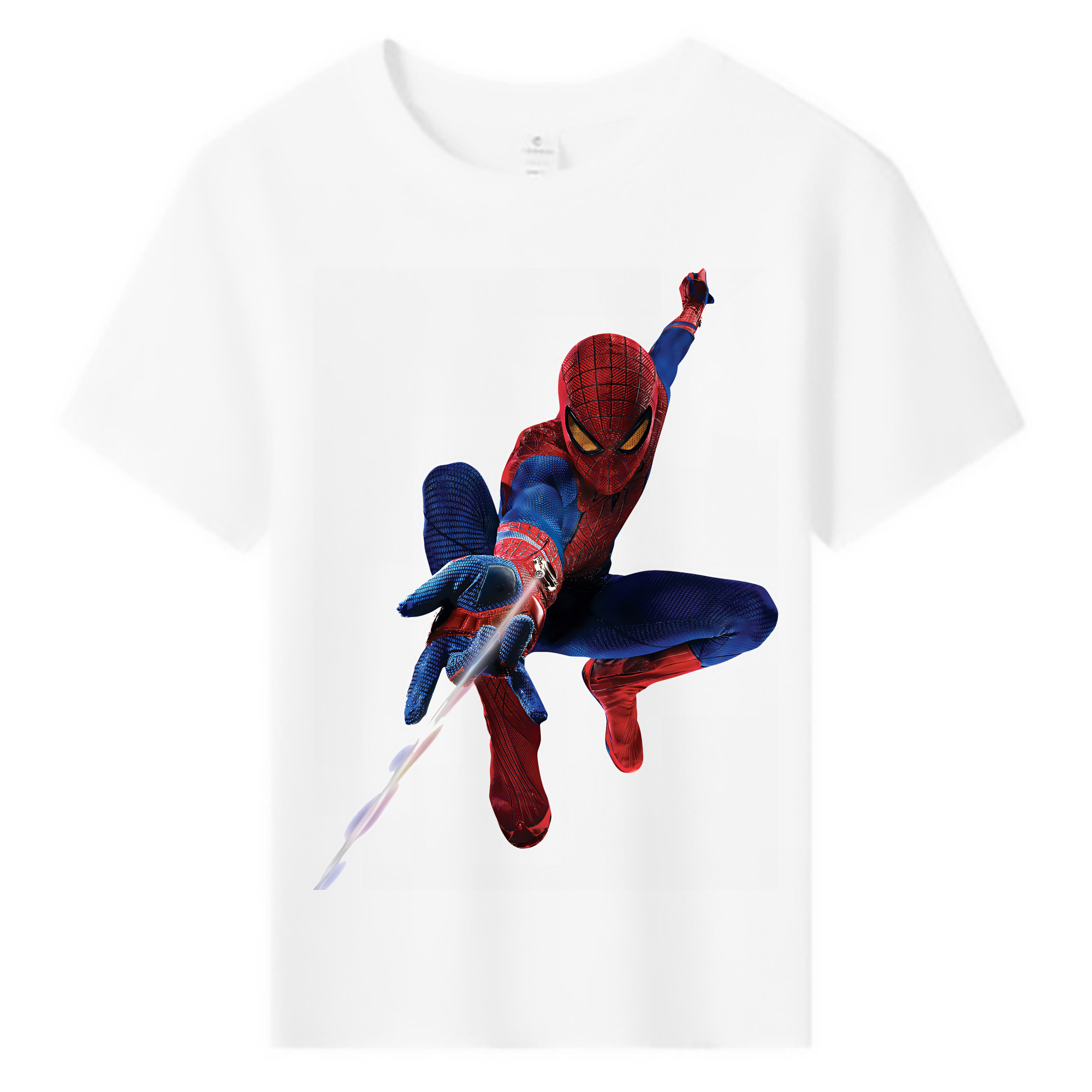 （画像用） Spider Man スパイダーマン 綿100％キッズTシャツ（フロントプリント）