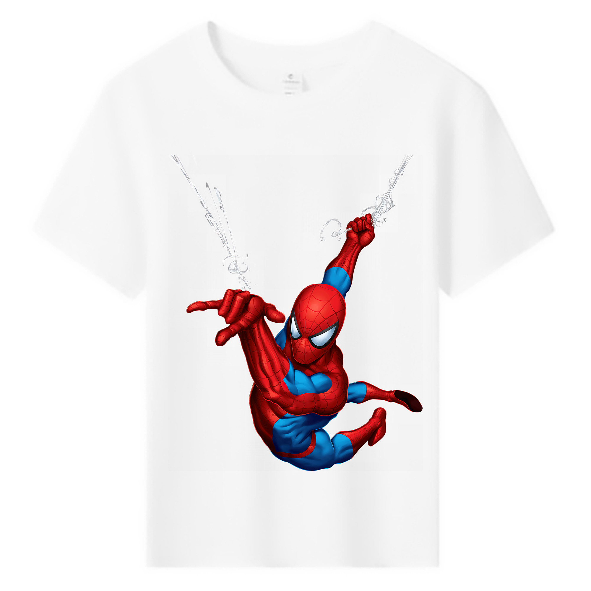 （画像用） Spider Man スパイダーマン 綿100％キッズTシャツ（フロントプリント）