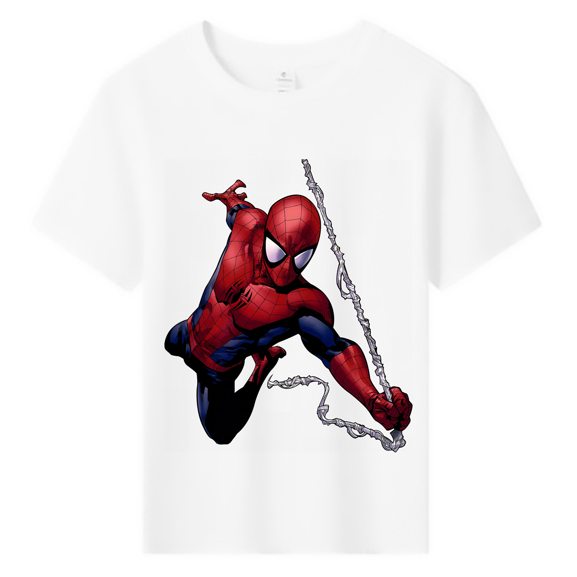 （画像用） Spider Man スパイダーマン 綿100％キッズTシャツ（フロントプリント）