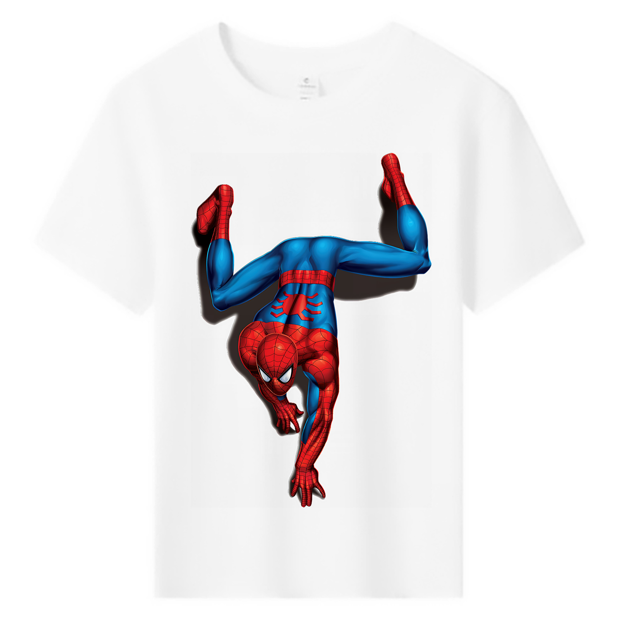 （画像用） Spider Man スパイダーマン 綿100％キッズTシャツ（フロントプリント）