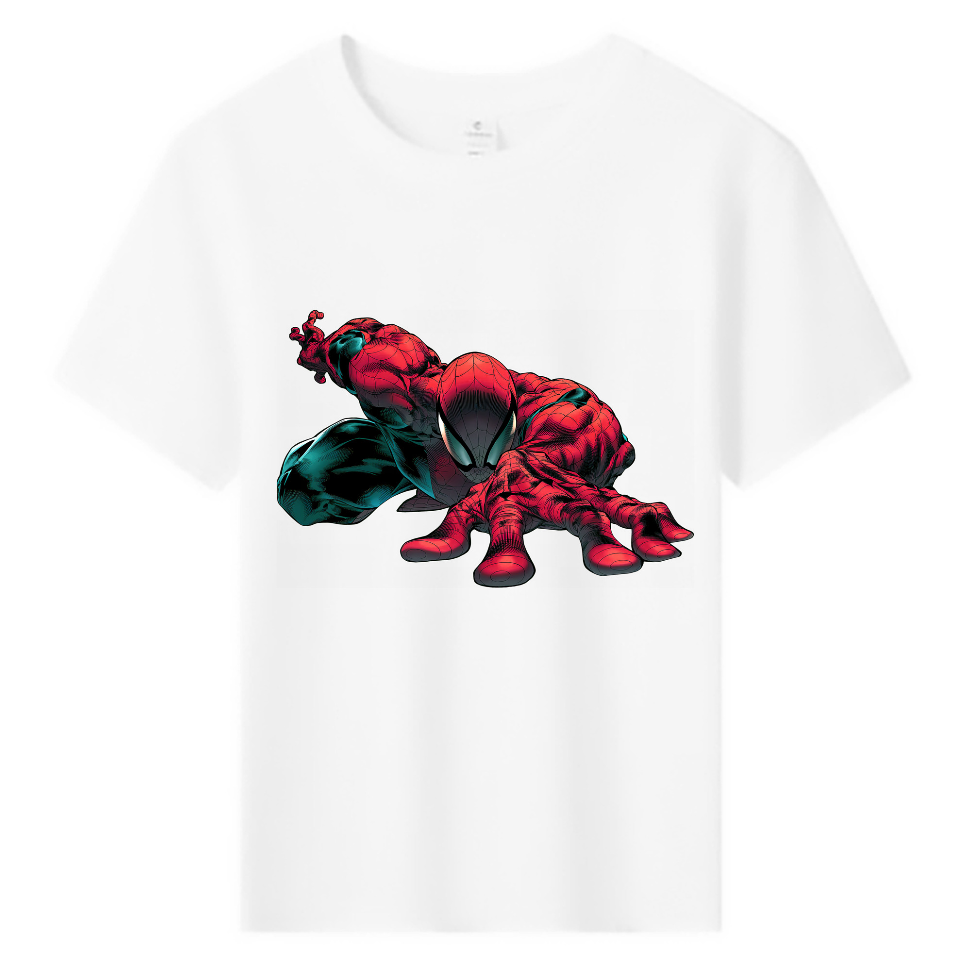（画像用） Spider Man スパイダーマン 綿100％キッズTシャツ（フロントプリント）