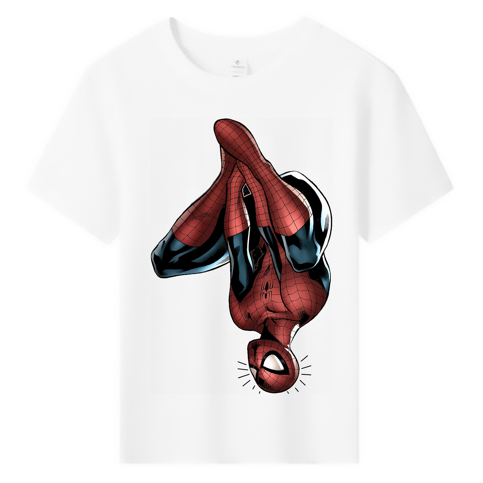 （画像用） Spider Man スパイダーマン 綿100％キッズTシャツ（フロントプリント）
