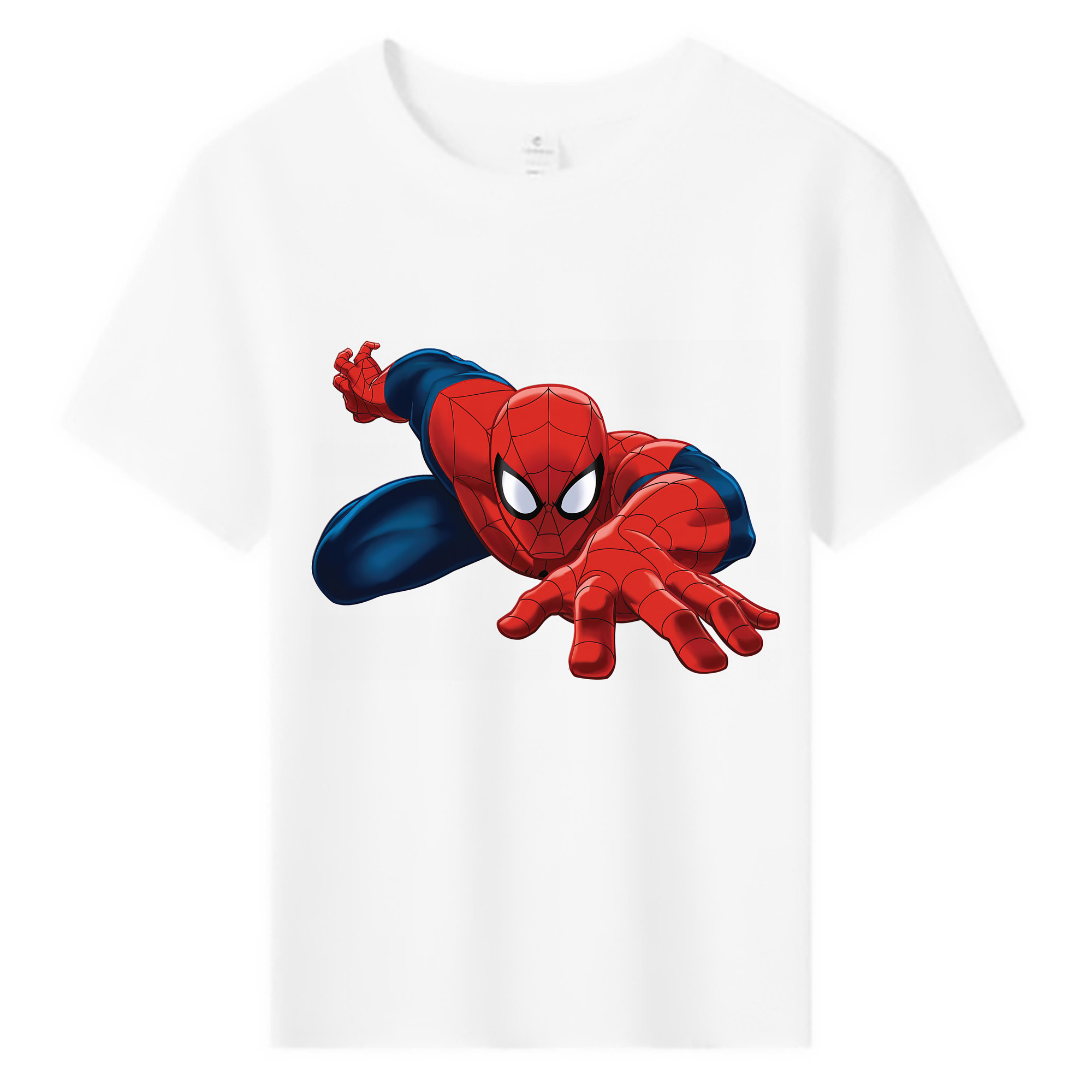 （画像用） Spider Man スパイダーマン 綿100％キッズTシャツ（フロントプリント）