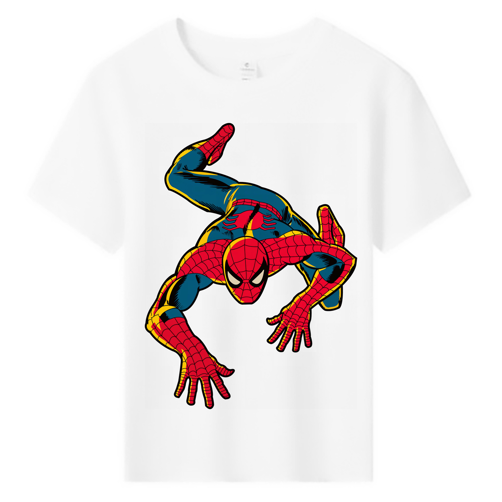 （画像用） Spider Man スパイダーマン 綿100％キッズTシャツ（フロントプリント）