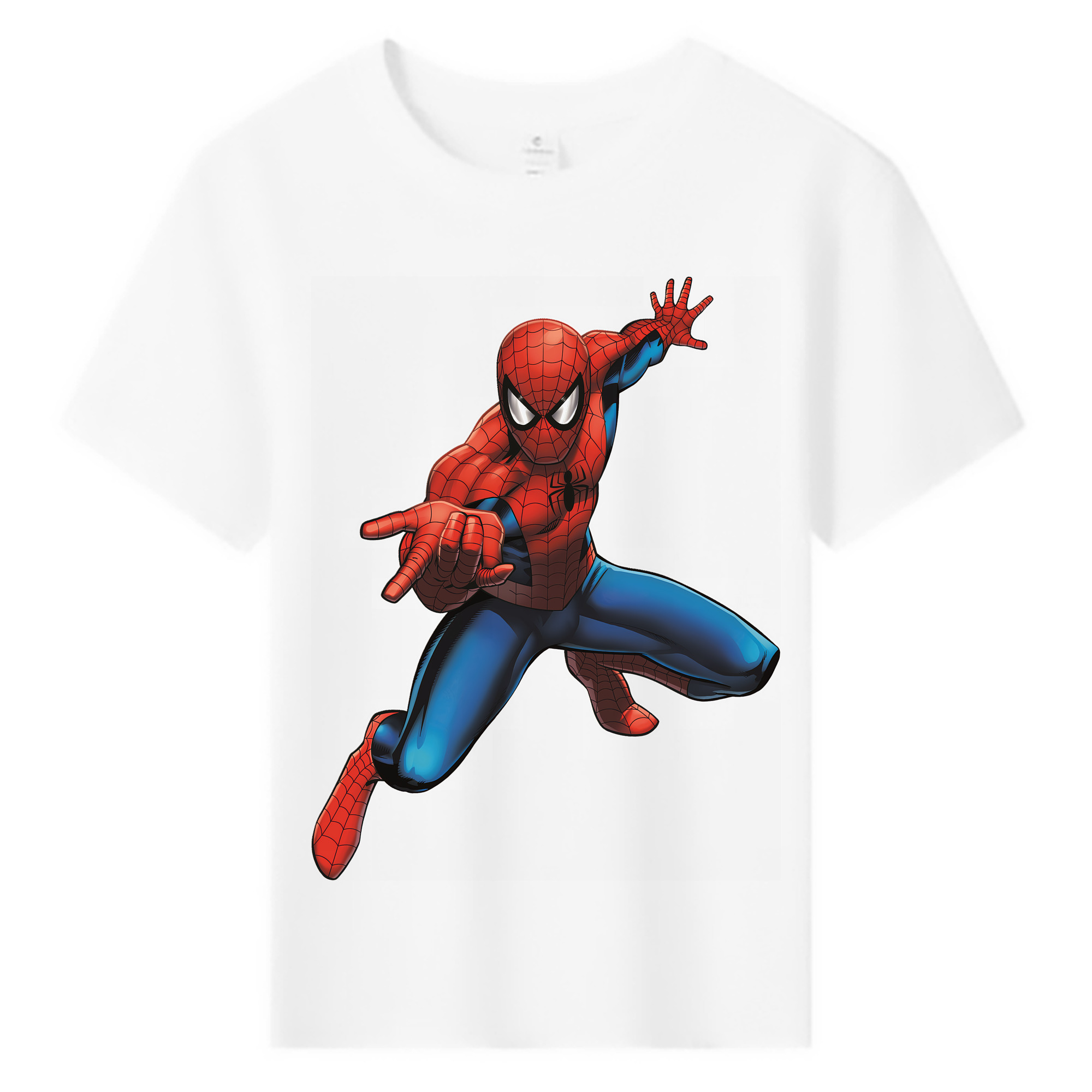 （画像用） Spider Man スパイダーマン 綿100％キッズTシャツ（フロントプリント）