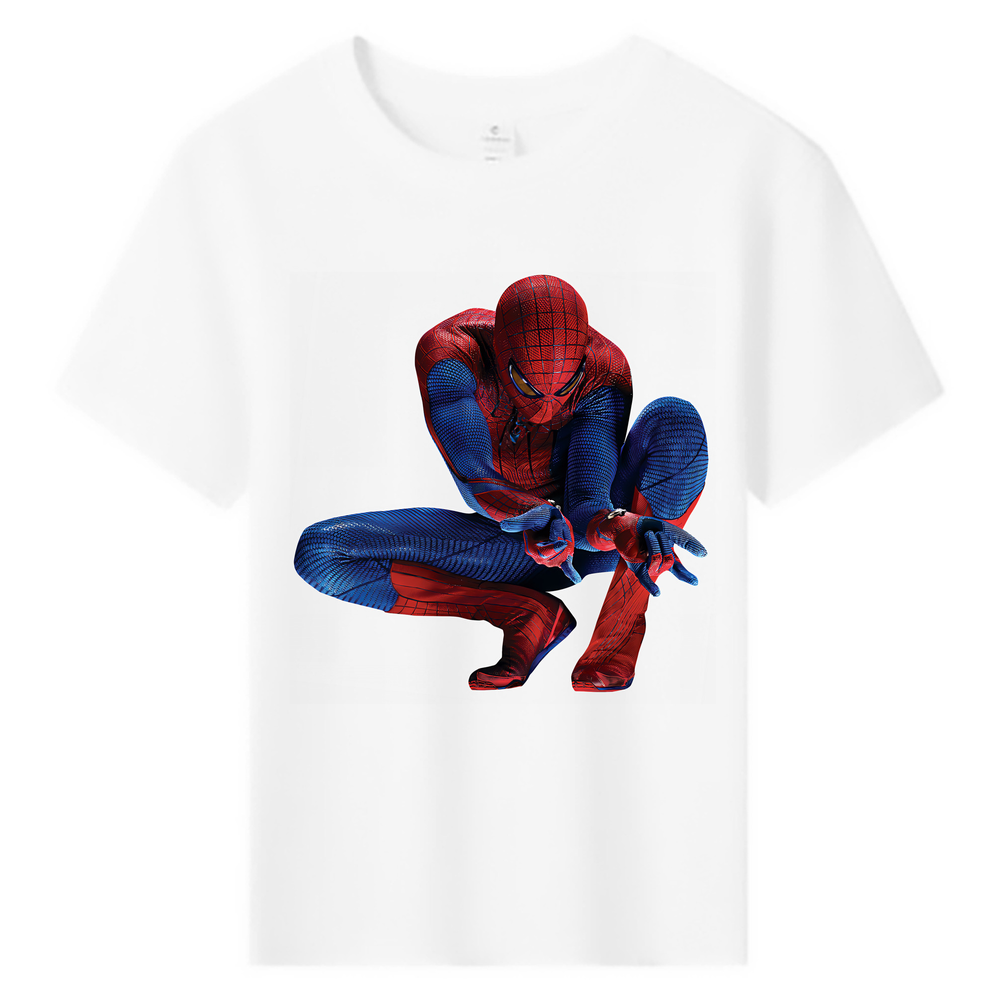 （画像用） Spider Man スパイダーマン 綿100％キッズTシャツ（フロントプリント）