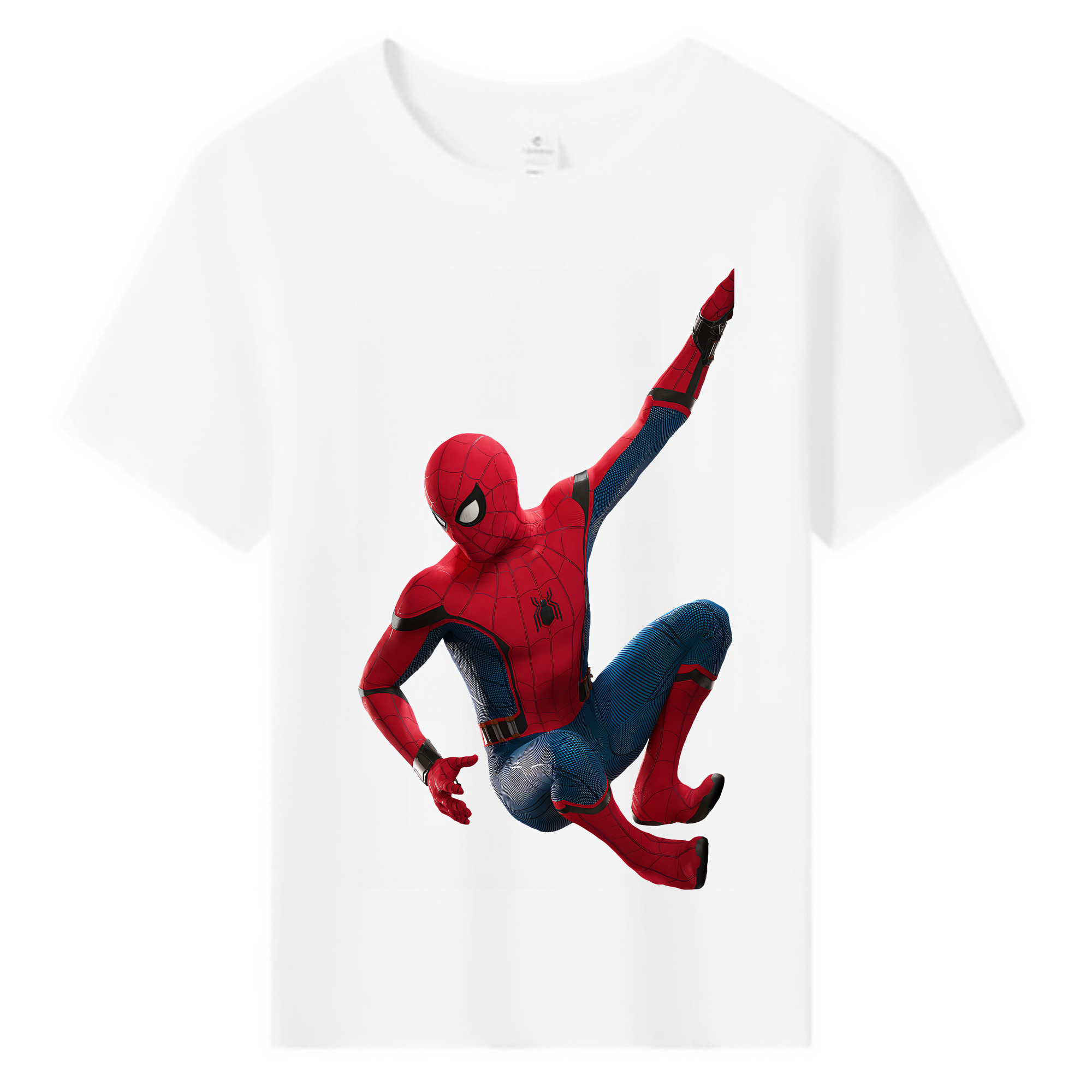 （画像用） Spider Man スパイダーマン 綿100％キッズTシャツ（フロントプリント）