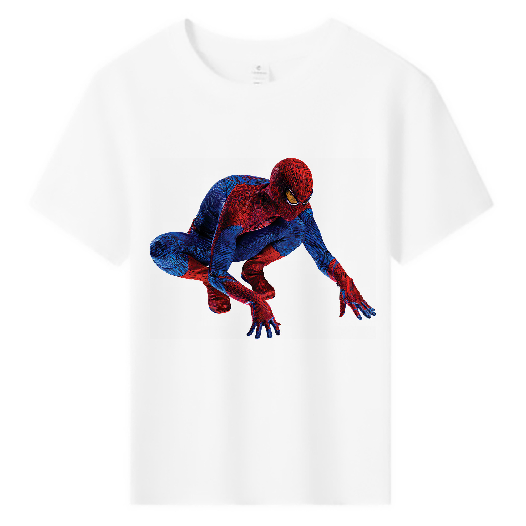 （画像用） Spider Man スパイダーマン 綿100％キッズTシャツ（フロントプリント）