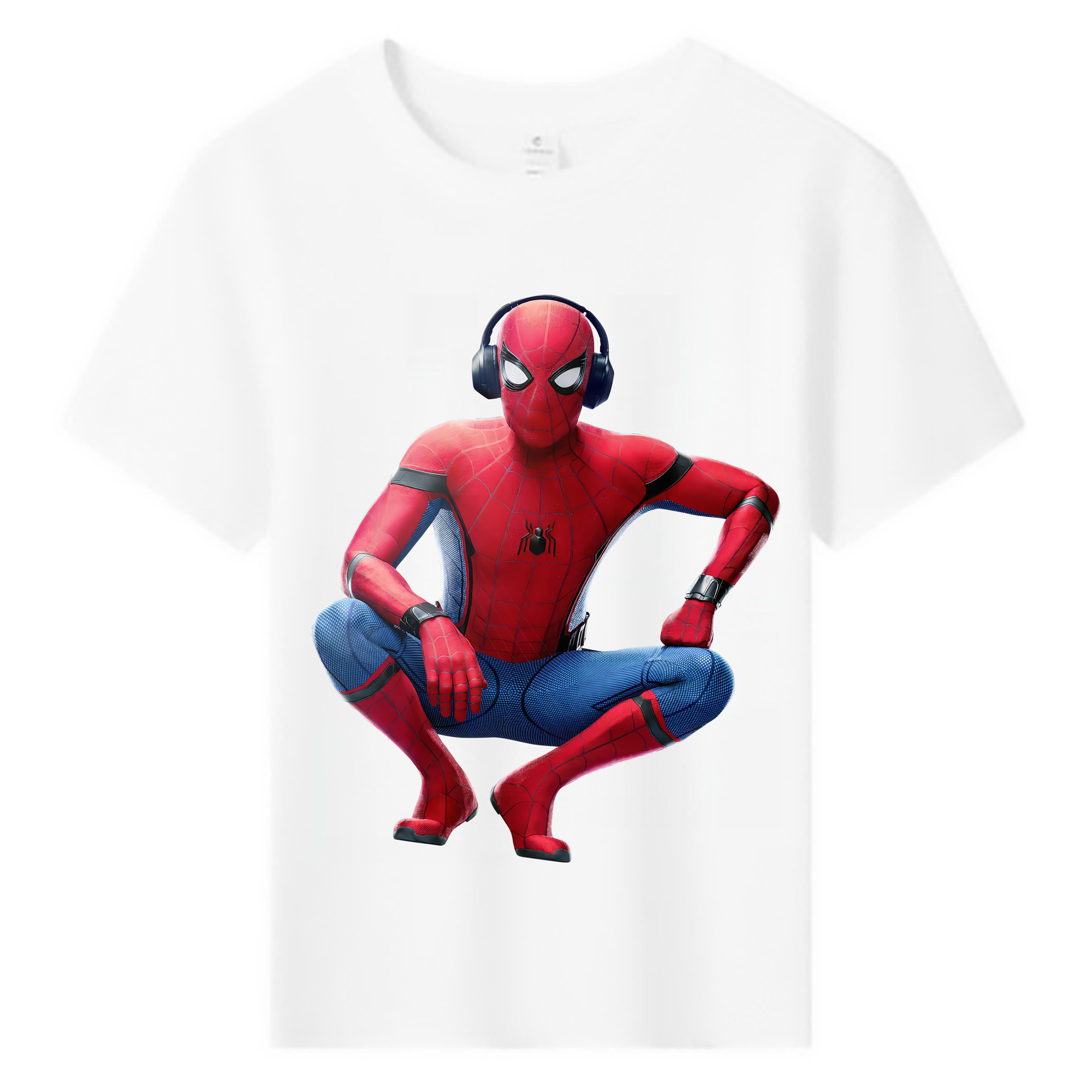 （画像用） Spider Man スパイダーマン 綿100％キッズTシャツ（フロントプリント）