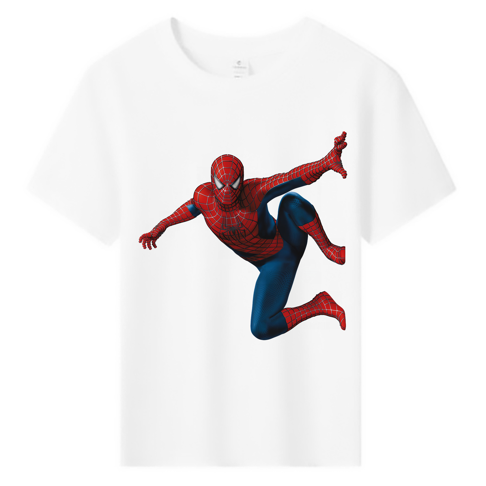 （画像用） Spider Man スパイダーマン 綿100％キッズTシャツ（フロントプリント）