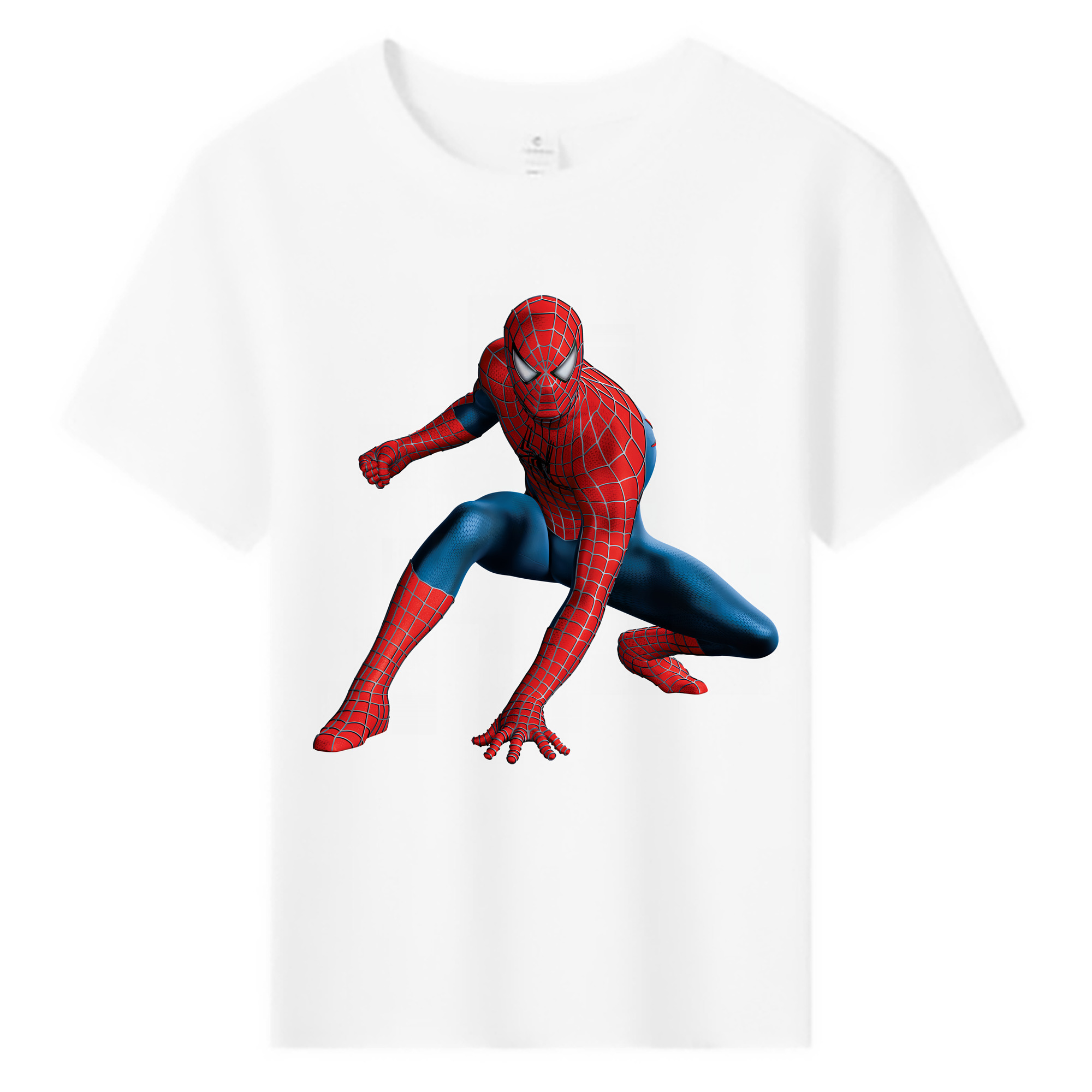 （画像用） Spider Man スパイダーマン 綿100％キッズTシャツ（フロントプリント）
