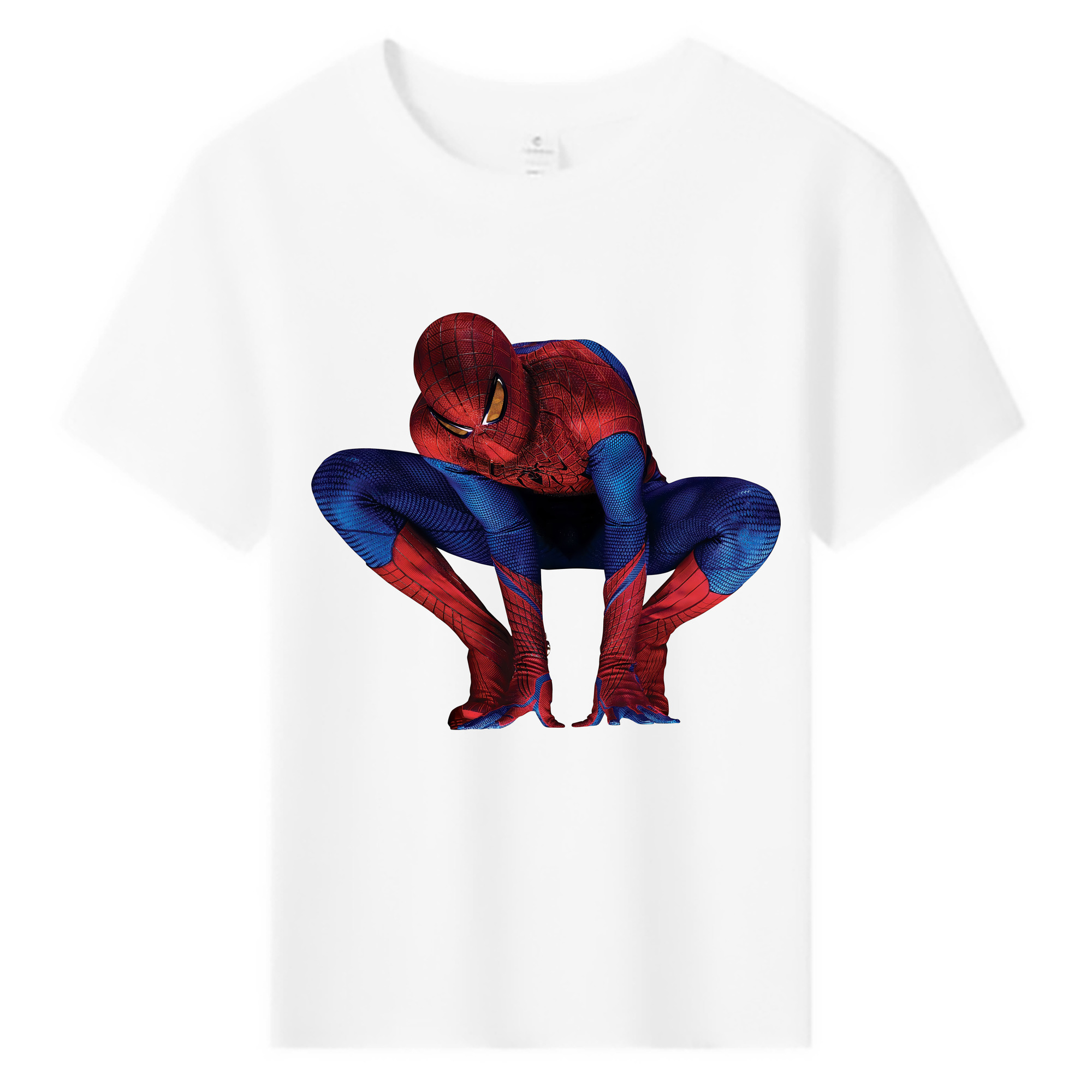 （画像用） Spider Man スパイダーマン 綿100％キッズTシャツ（フロントプリント）