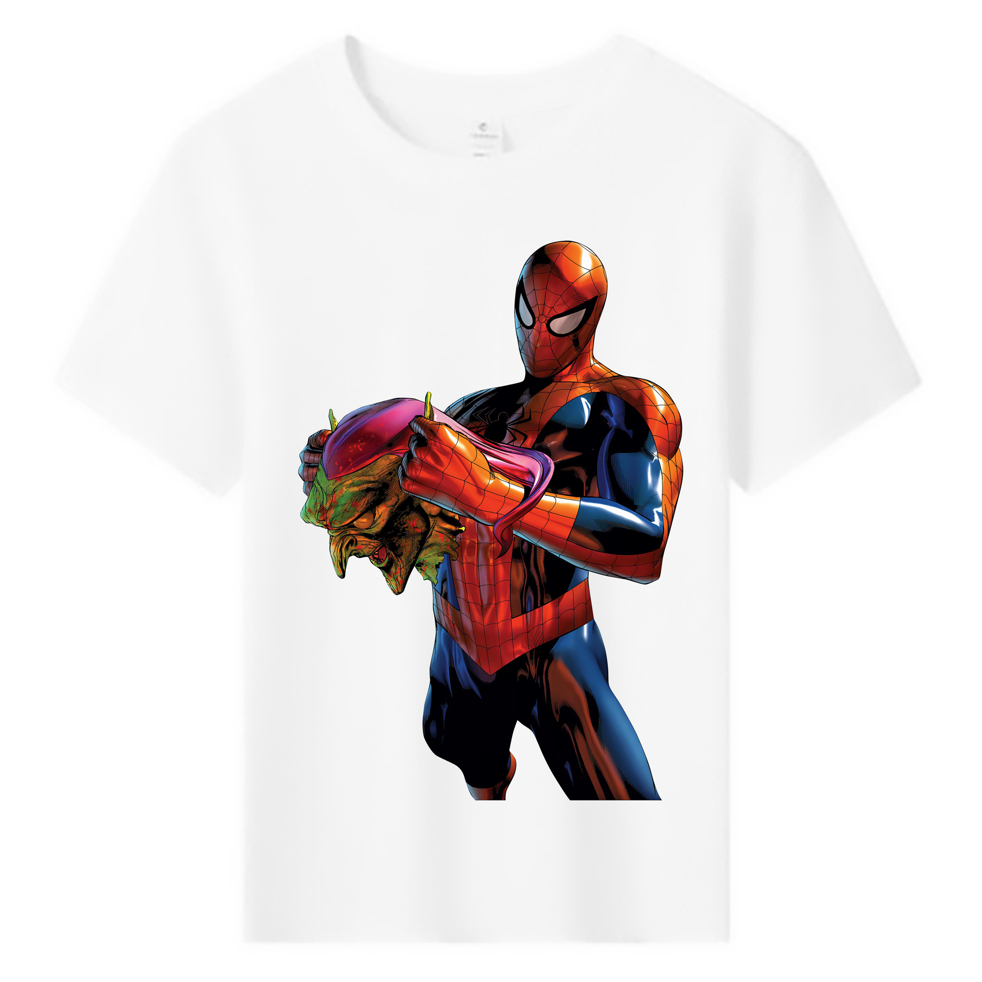 （画像用） Spider Man スパイダーマン 綿100％キッズTシャツ（フロントプリント）