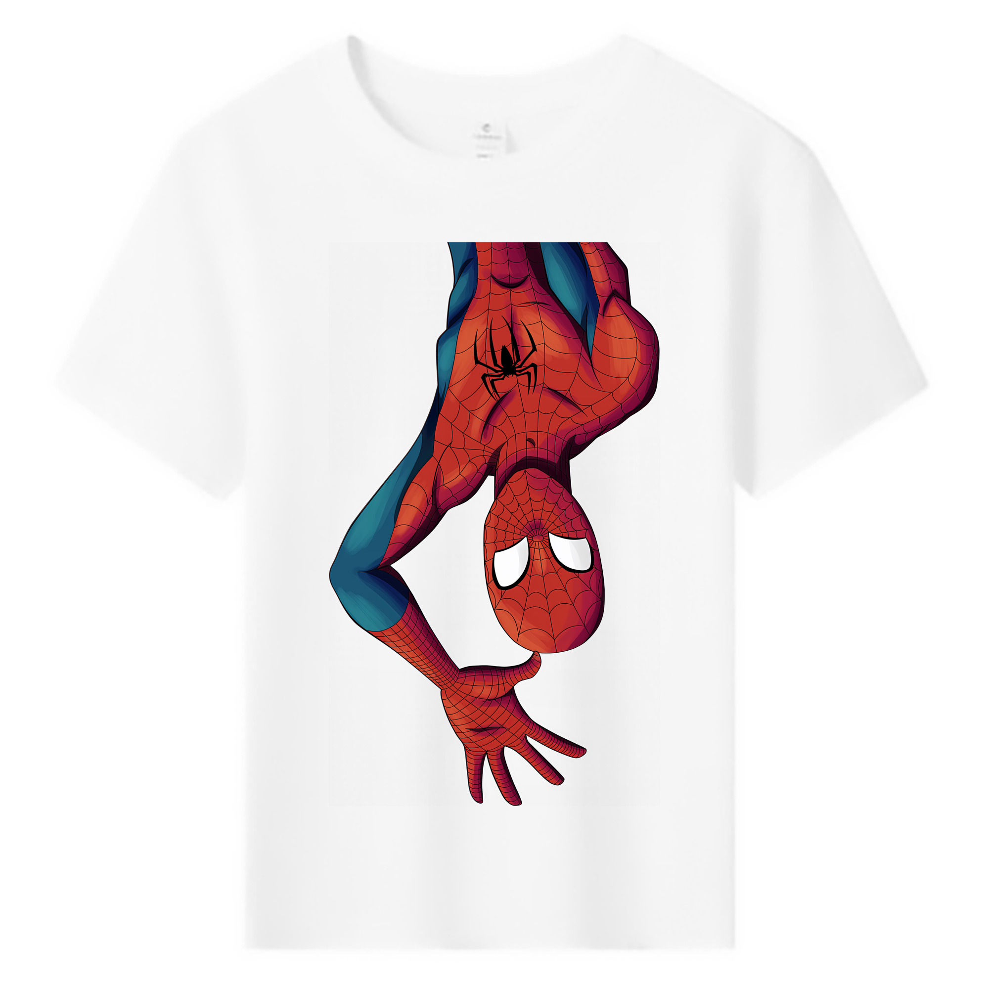 （画像用） Spider Man スパイダーマン 綿100％キッズTシャツ（フロントプリント）