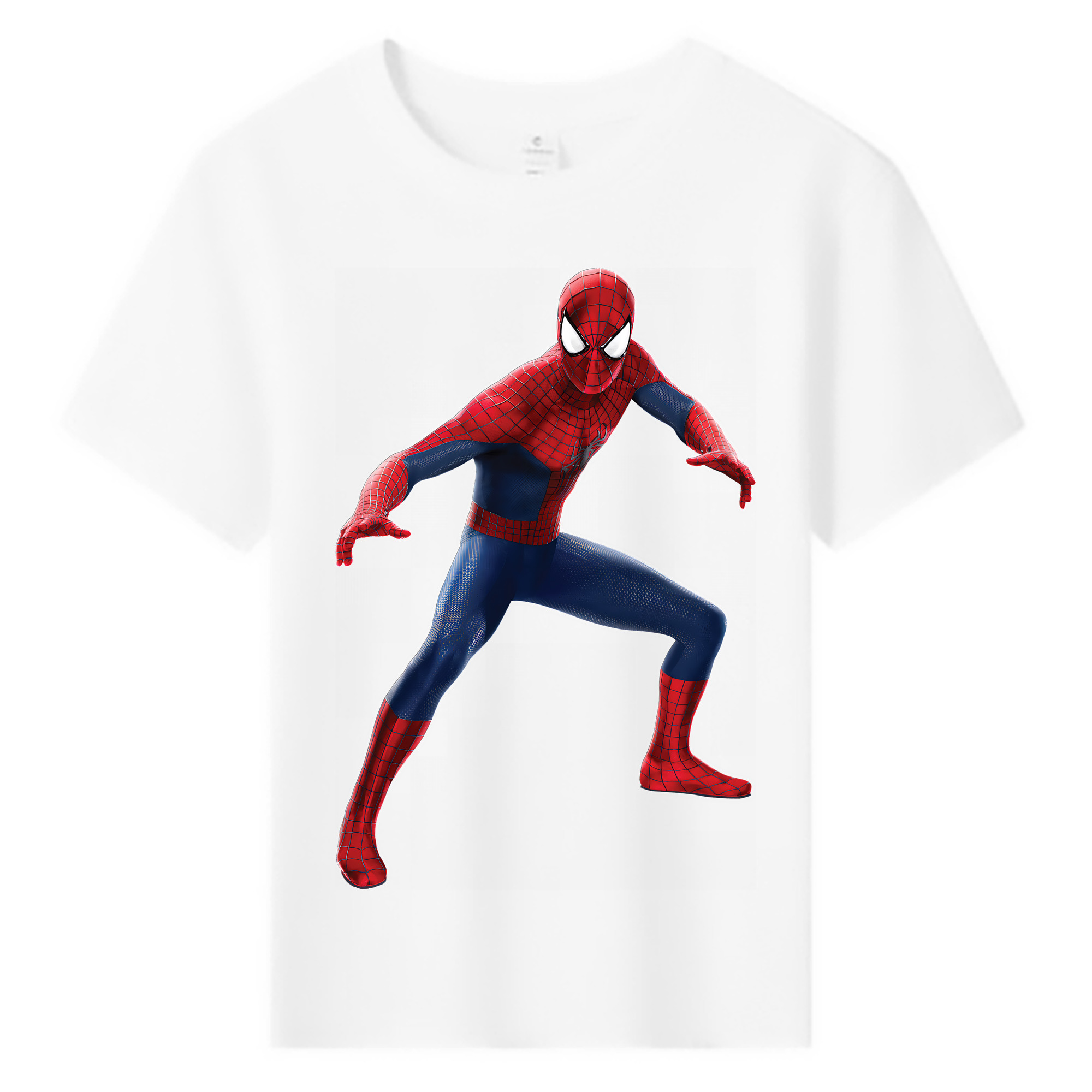 （画像用） Spider Man スパイダーマン 綿100％キッズTシャツ（フロントプリント）