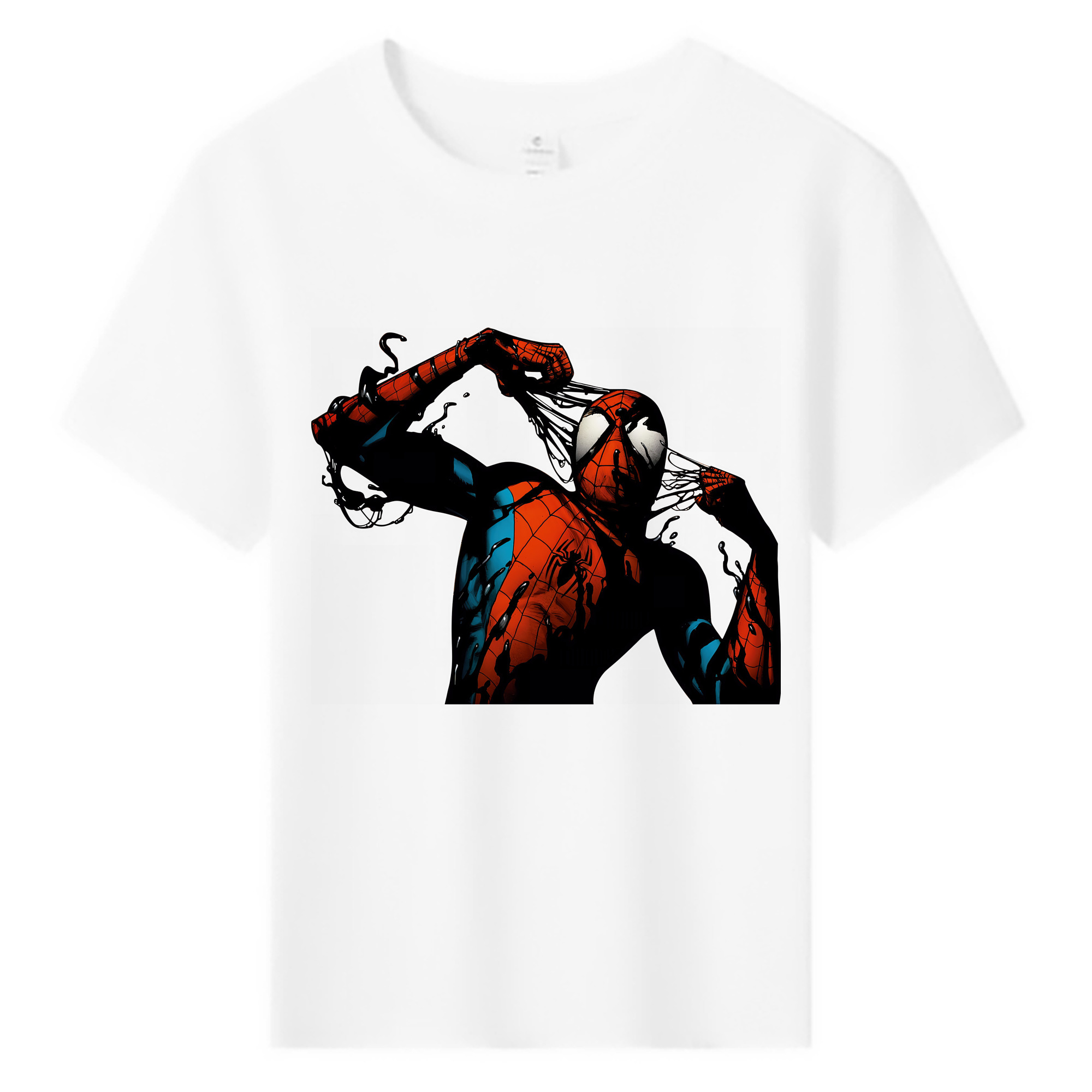 （画像用） Spider Man スパイダーマン 綿100％キッズTシャツ（フロントプリント）