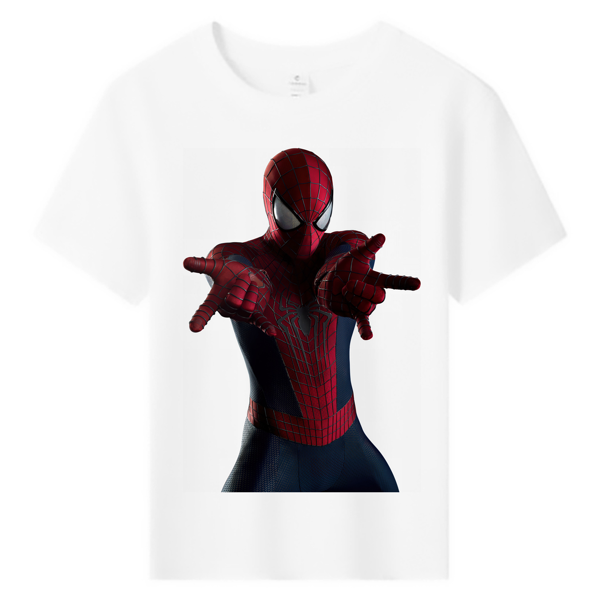 （画像用） Spider Man スパイダーマン 綿100％キッズTシャツ（フロントプリント）