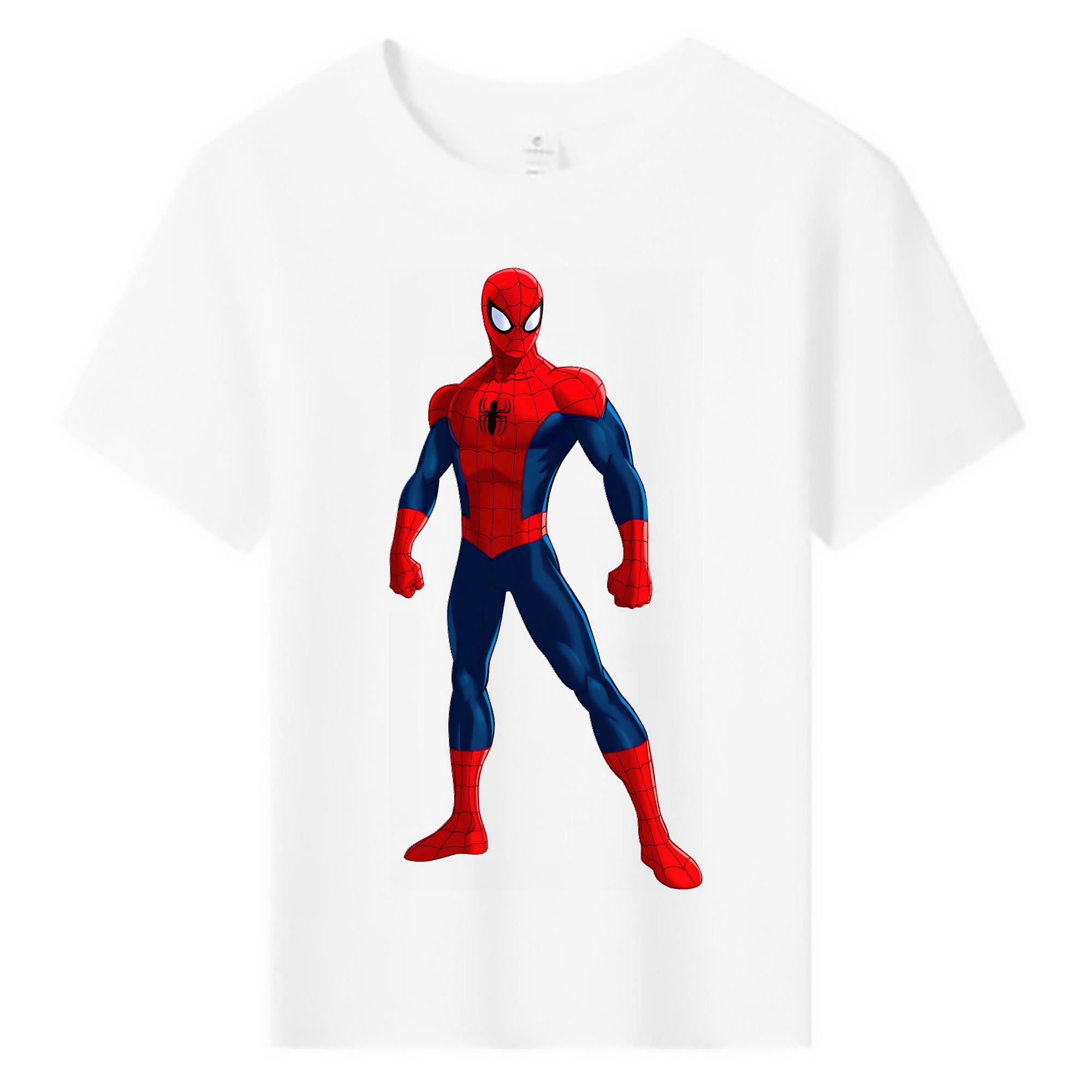 （画像用） Spider Man スパイダーマン 綿100％キッズTシャツ（フロントプリント）
