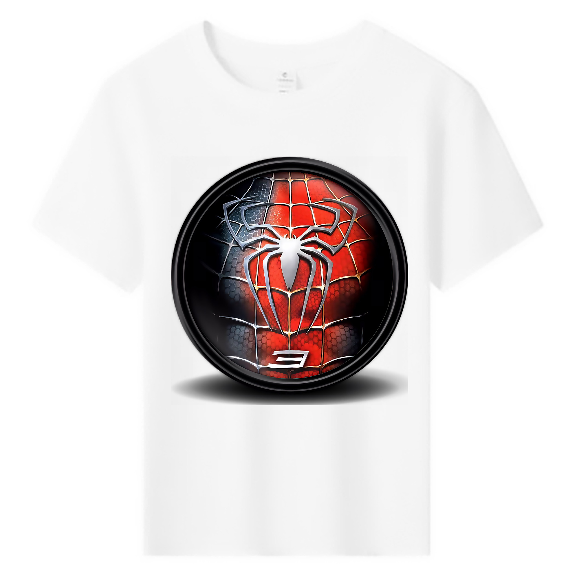 （画像用） Spider Man スパイダーマン 綿100％キッズTシャツ（フロントプリント）