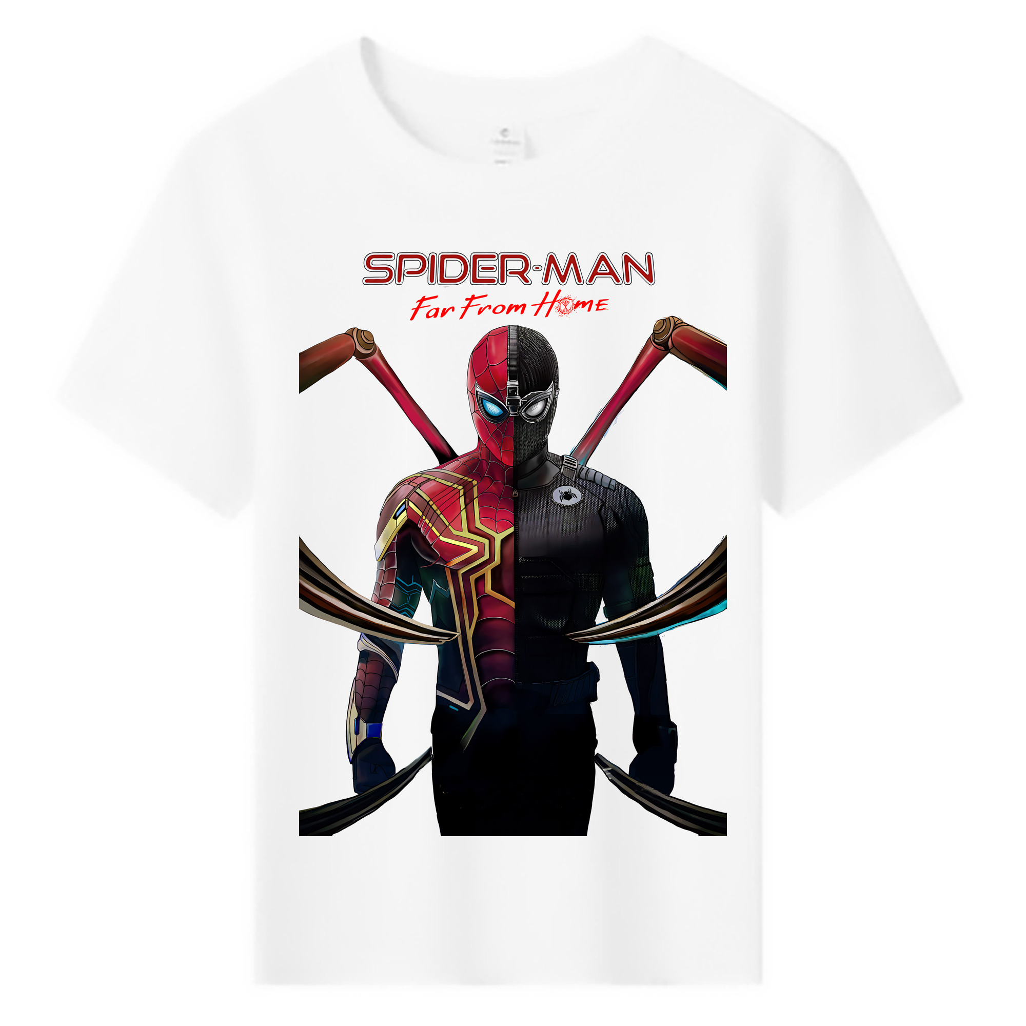 （画像用） Spider Man スパイダーマン 綿100％キッズTシャツ（フロントプリント）