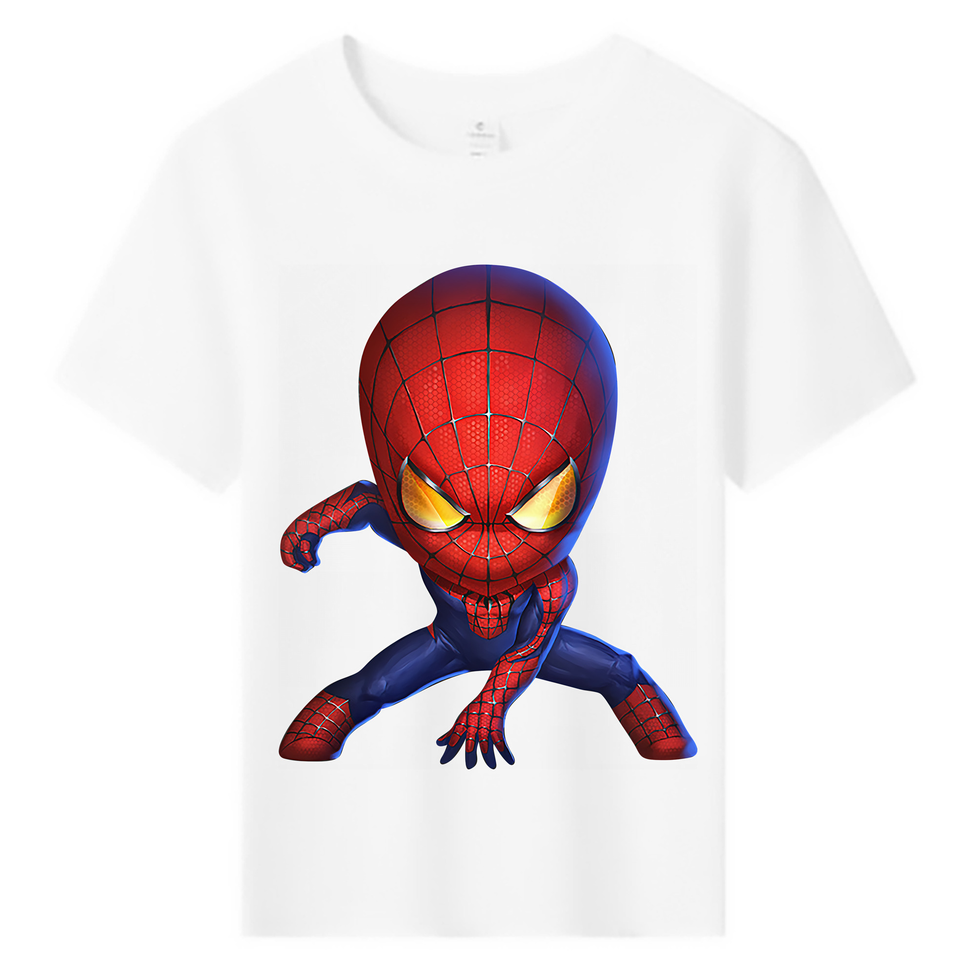 （画像用） Spider Man スパイダーマン 綿100％キッズTシャツ（フロントプリント）