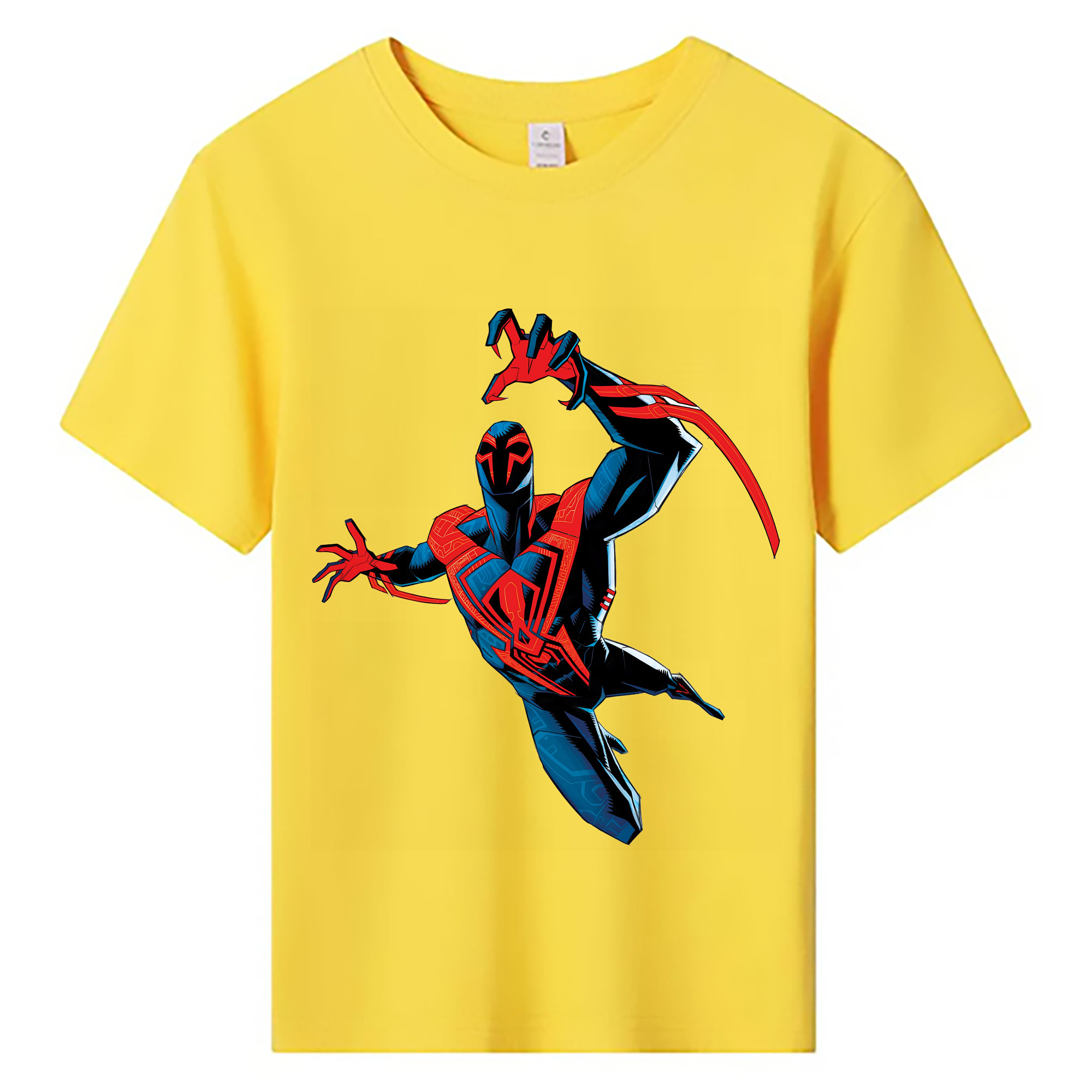 （画像用） Spider Man スパイダーマン 綿100％キッズTシャツ（フロントプリント）