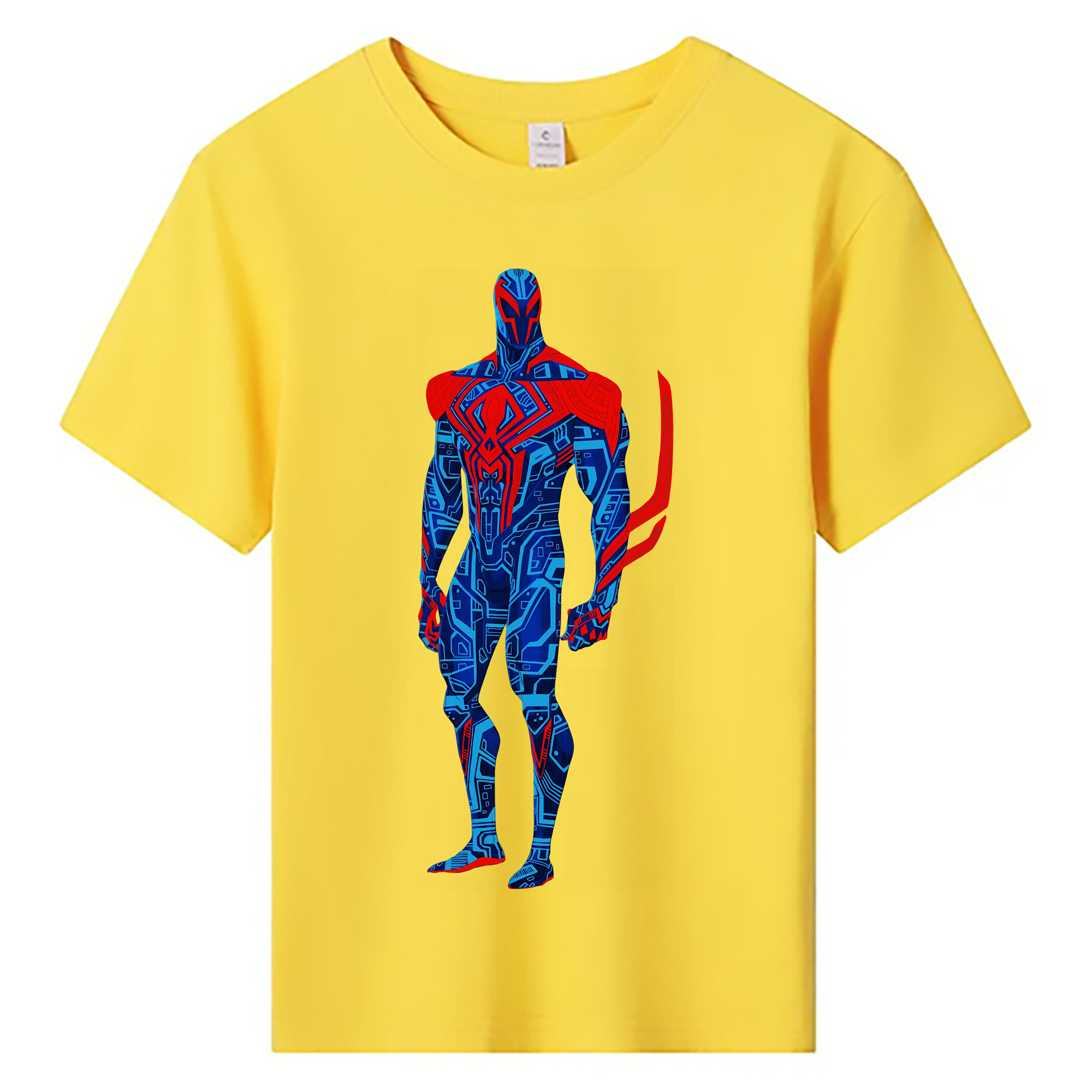 （画像用） Spider Man スパイダーマン 綿100％キッズTシャツ（フロントプリント）