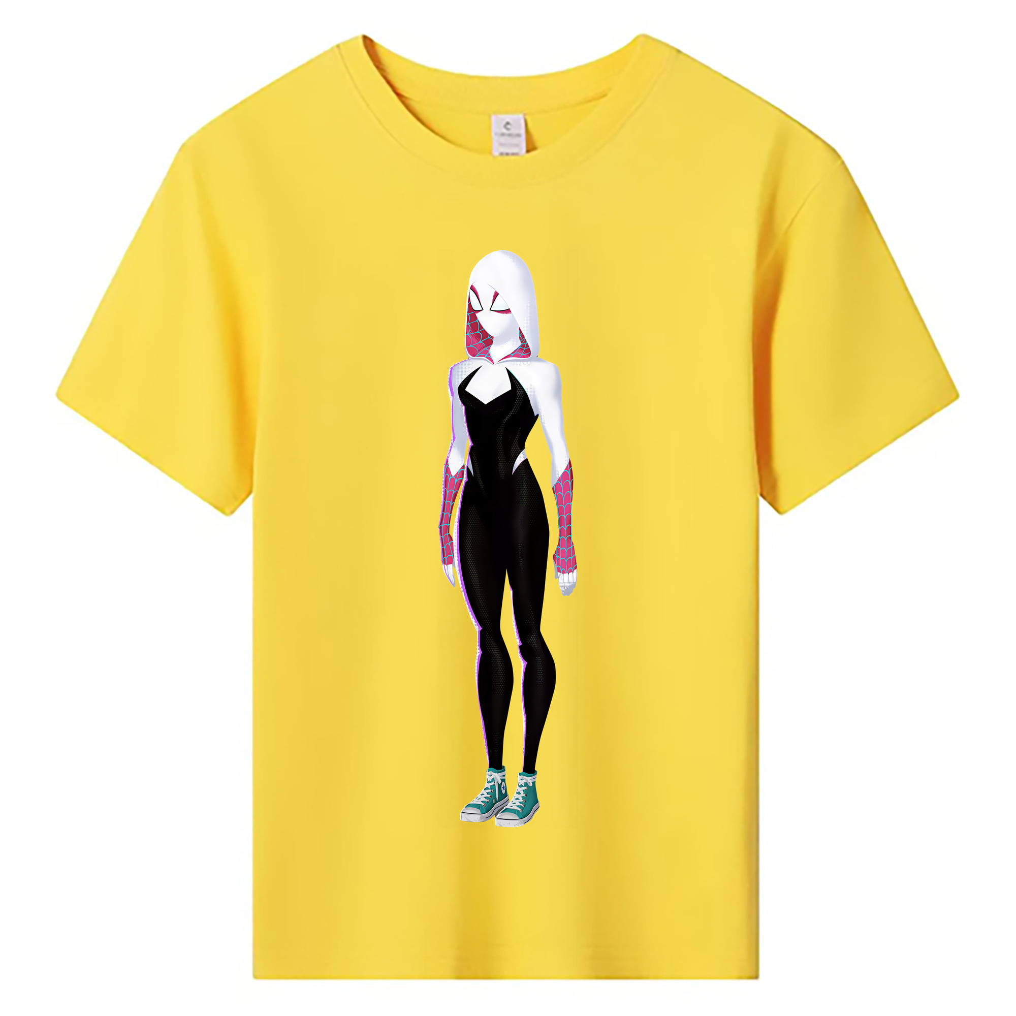 （画像用） Spider Man スパイダーマン 綿100％キッズTシャツ（フロントプリント）