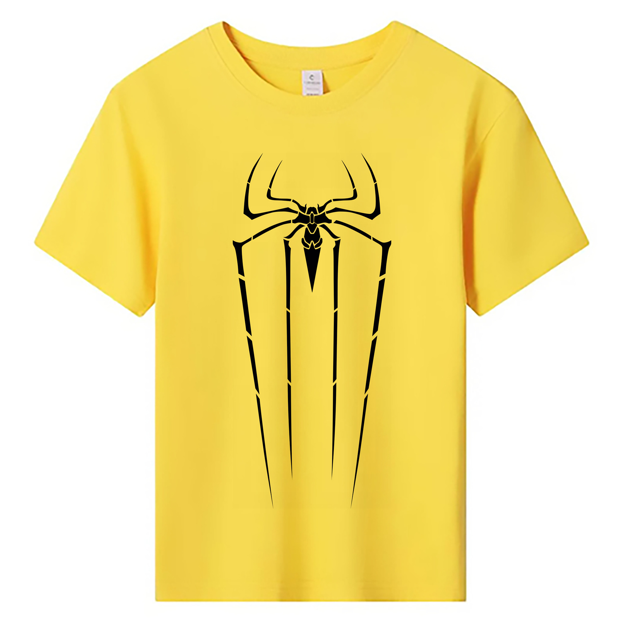 （画像用） Spider Man スパイダーマン 綿100％キッズTシャツ（フロントプリント）