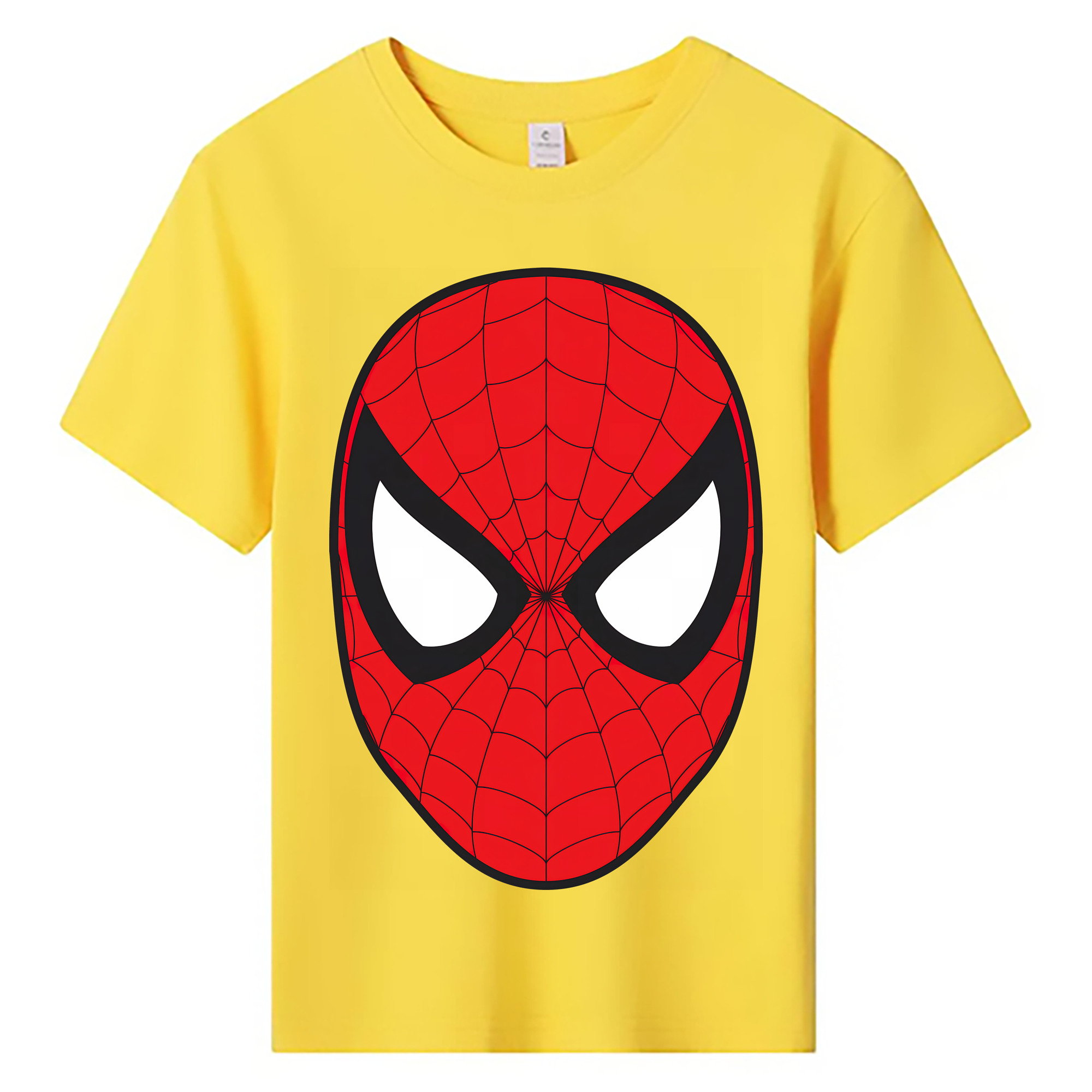 （画像用） Spider Man スパイダーマン 綿100％キッズTシャツ（フロントプリント）